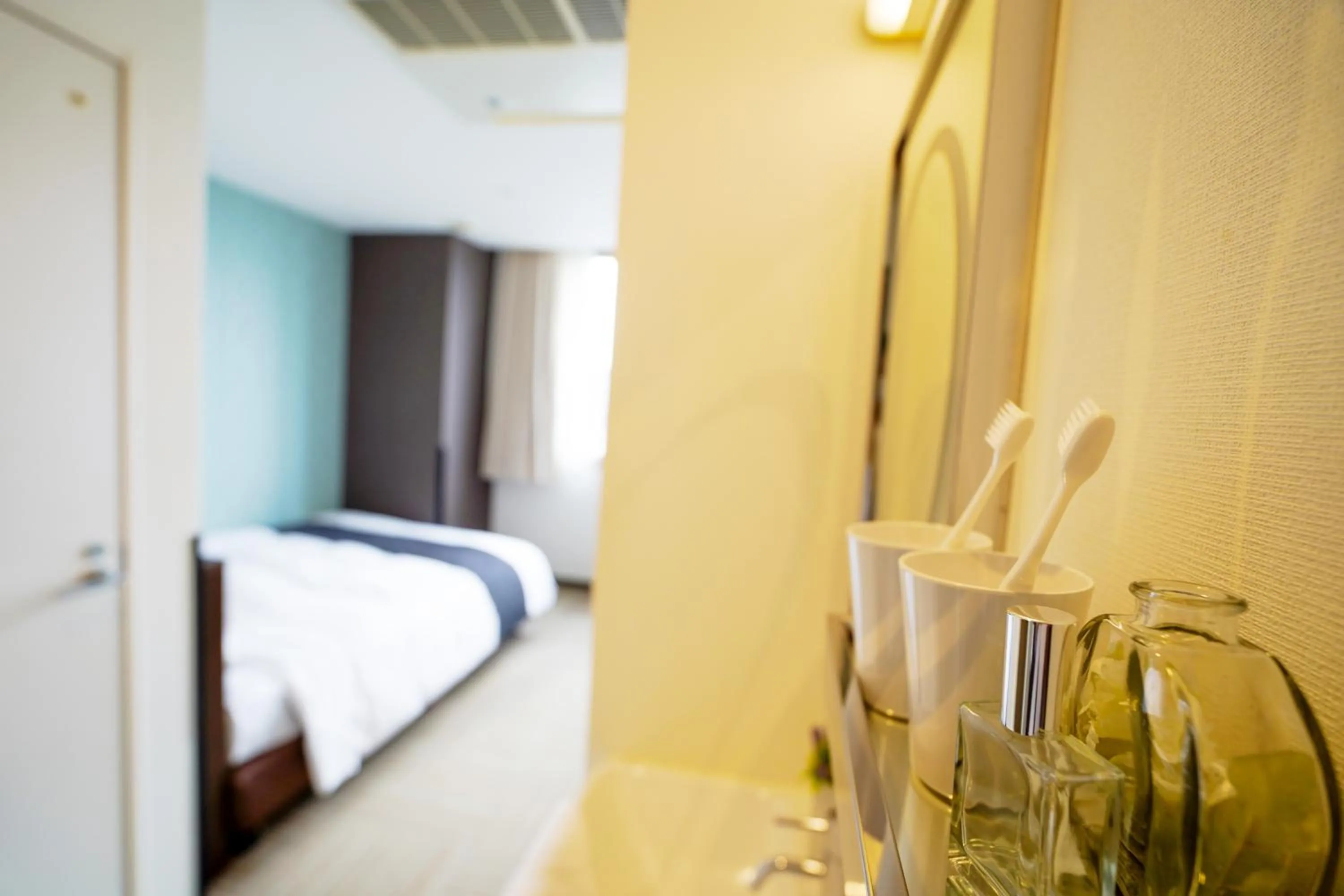 Photo of the whole room, Bed in Hotel New Gaea Domemae