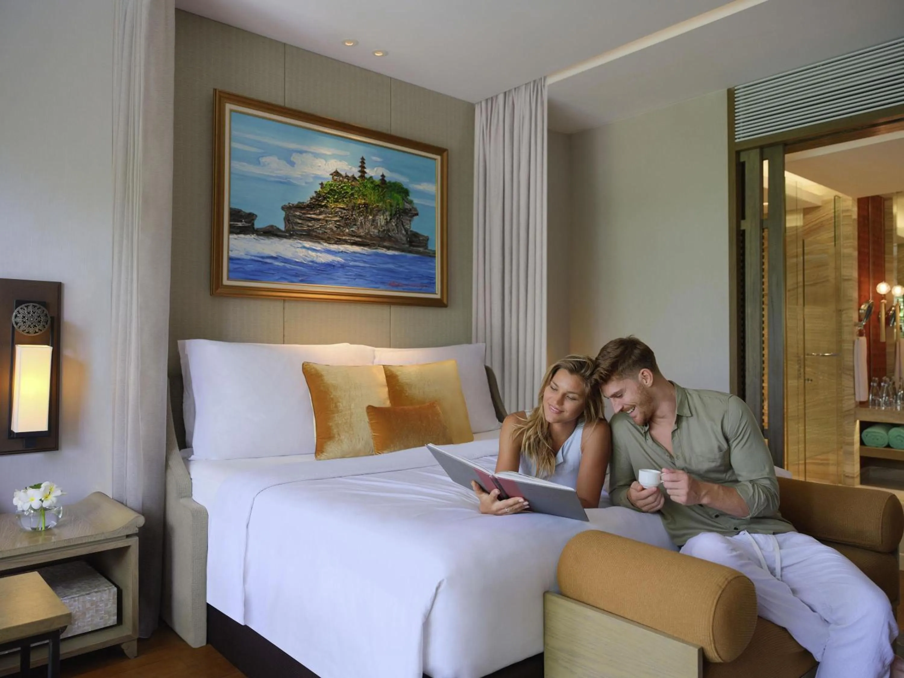 Photo of the whole room, Bed in Mövenpick Resort & Spa Jimbaran Bali