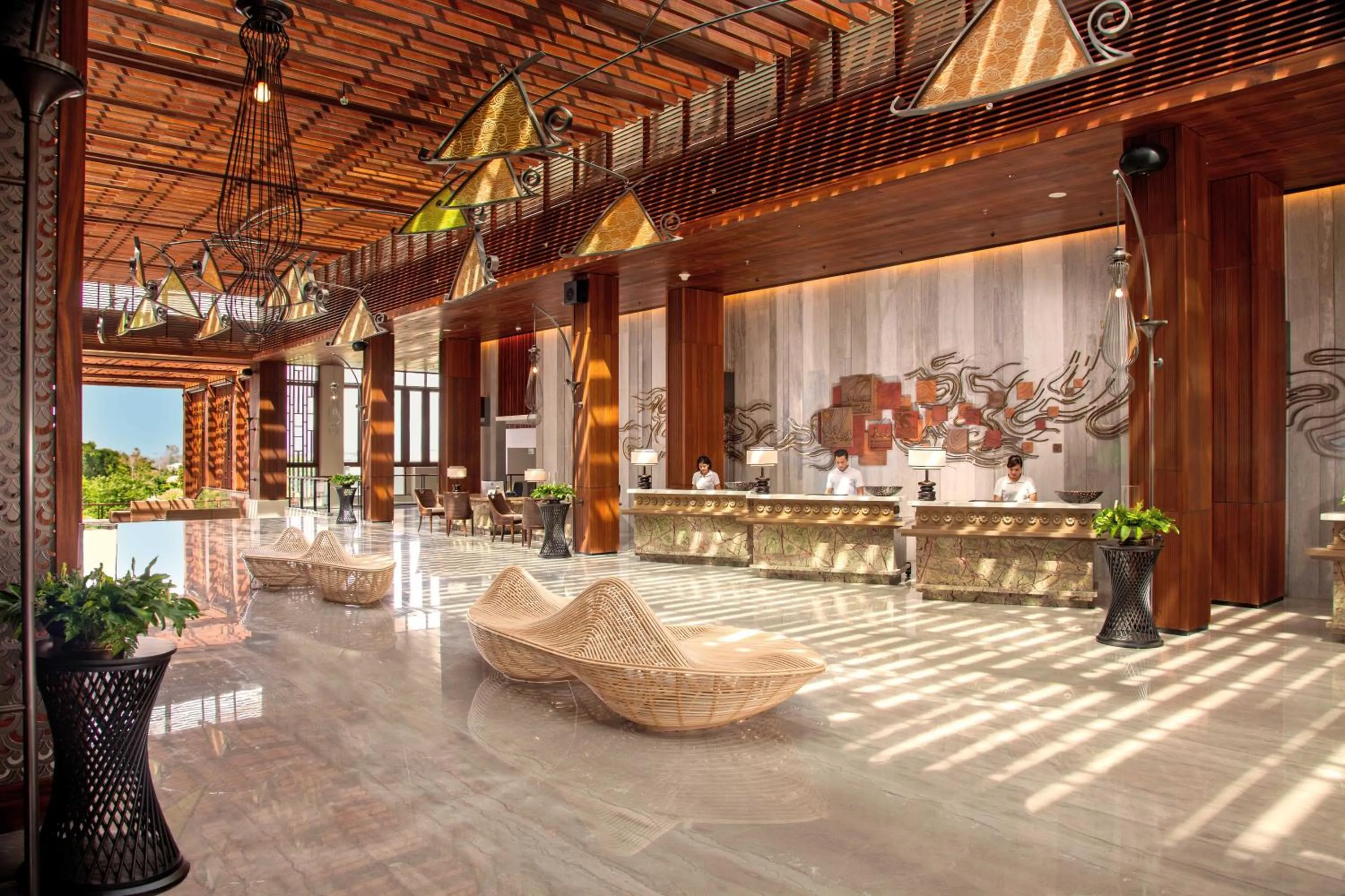 Lobby or reception in Mövenpick Resort & Spa Jimbaran Bali
