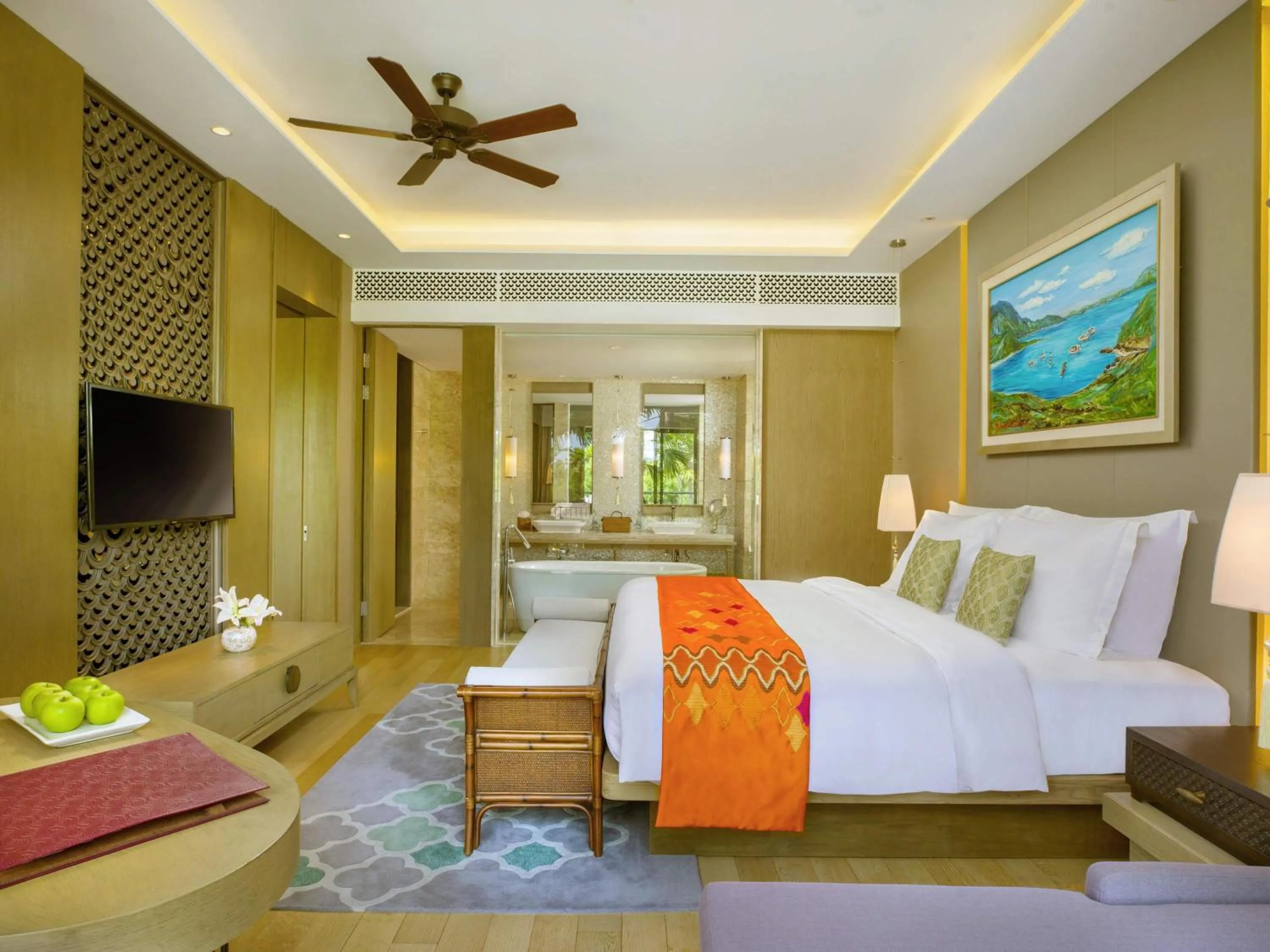 Bedroom, Bed in Mövenpick Resort & Spa Jimbaran Bali