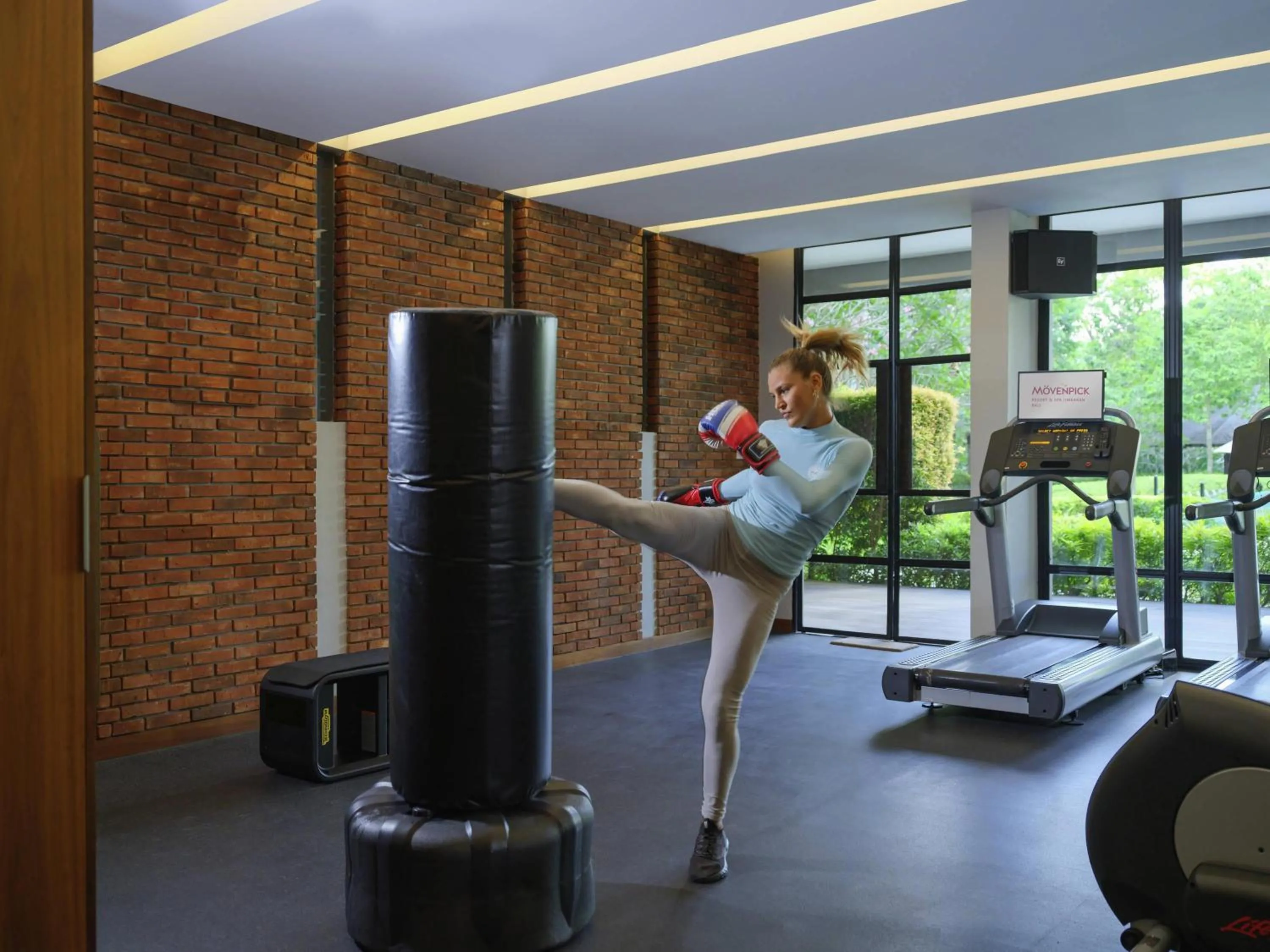 Fitness centre/facilities in Mövenpick Resort & Spa Jimbaran Bali
