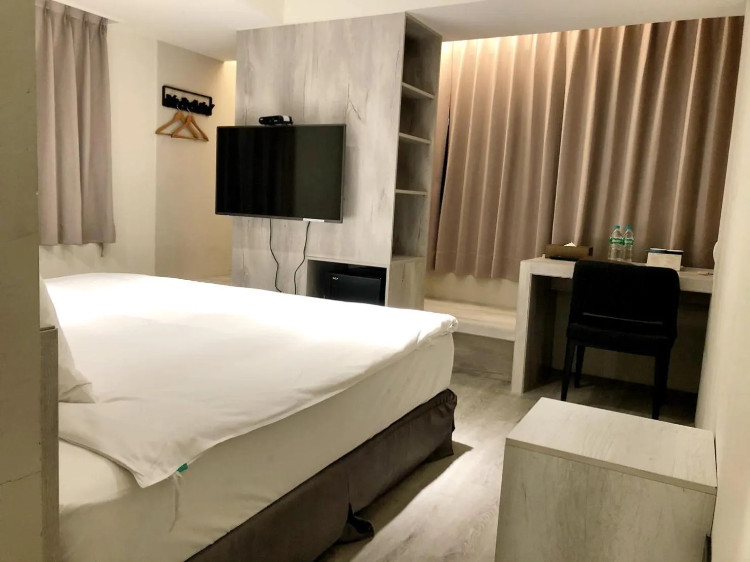 Bed in Taichung Amour Hotel