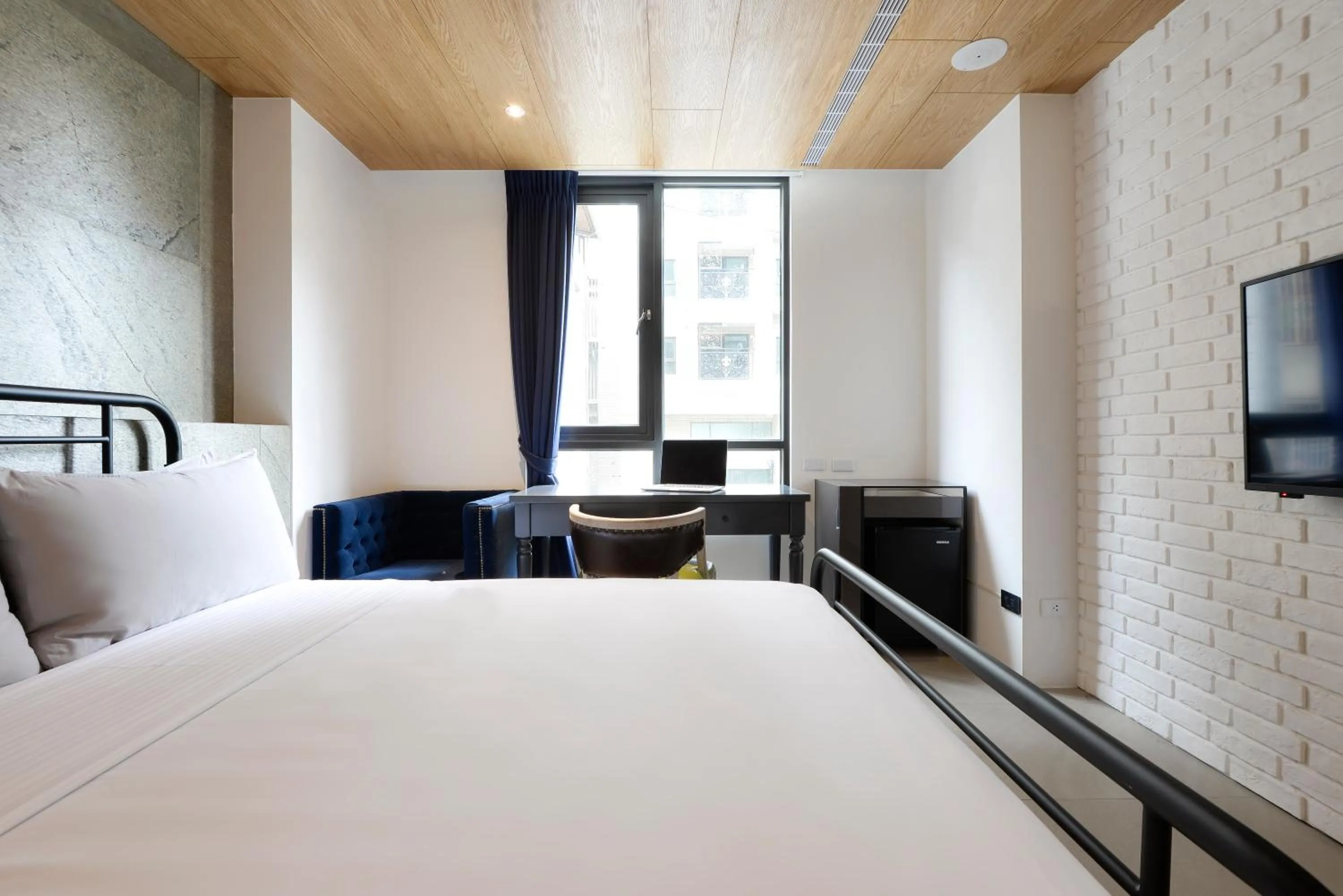 Bed in Taichung Amour Hotel