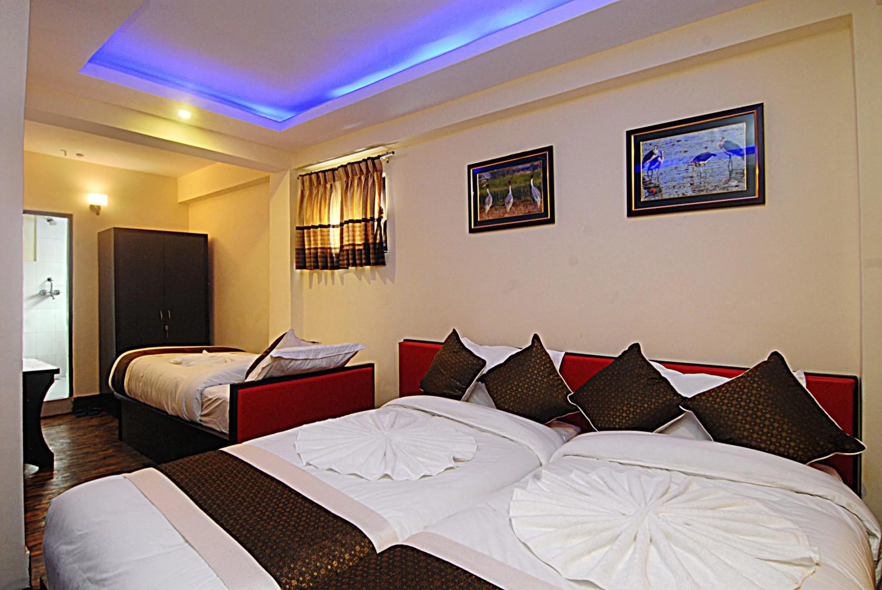 Bed in Hotel Gallery Nepal