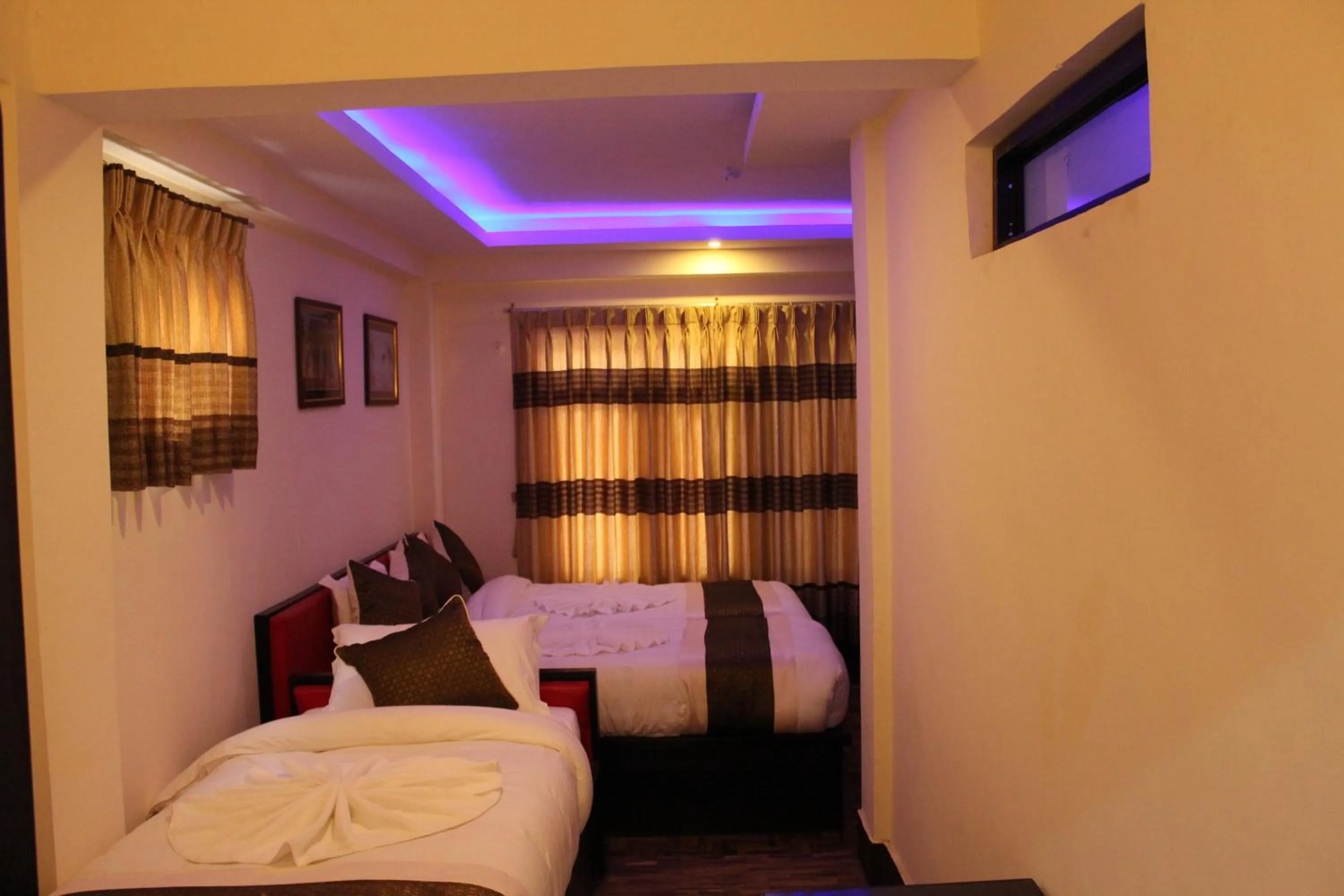 Bed in Hotel Gallery Nepal