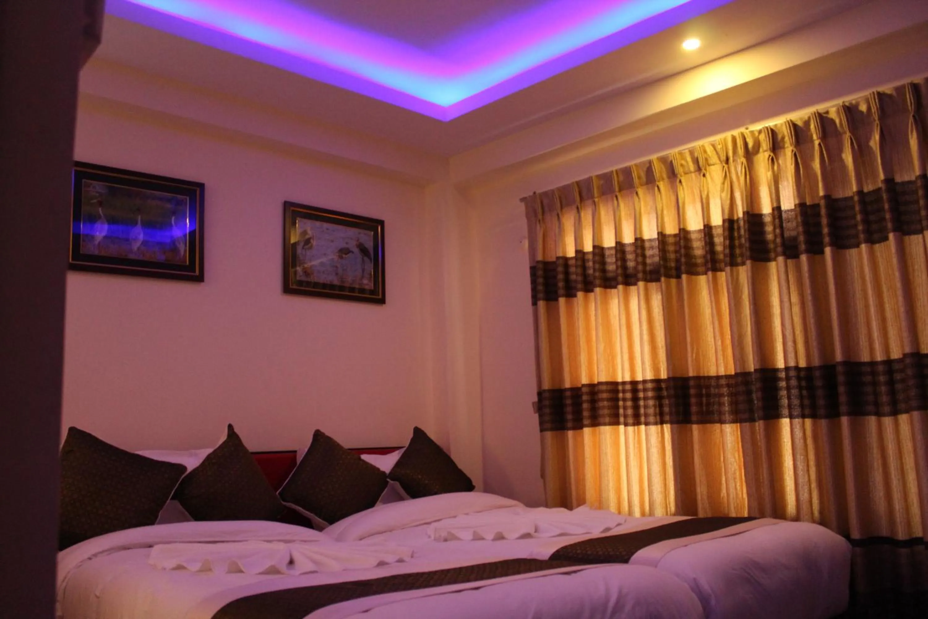 Bed in Hotel Gallery Nepal