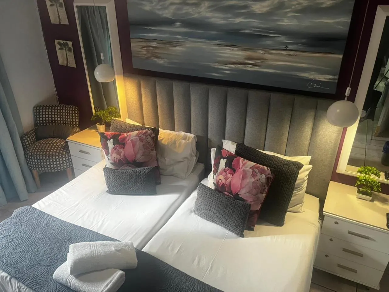 Bed in Mitchell's Guesthouse