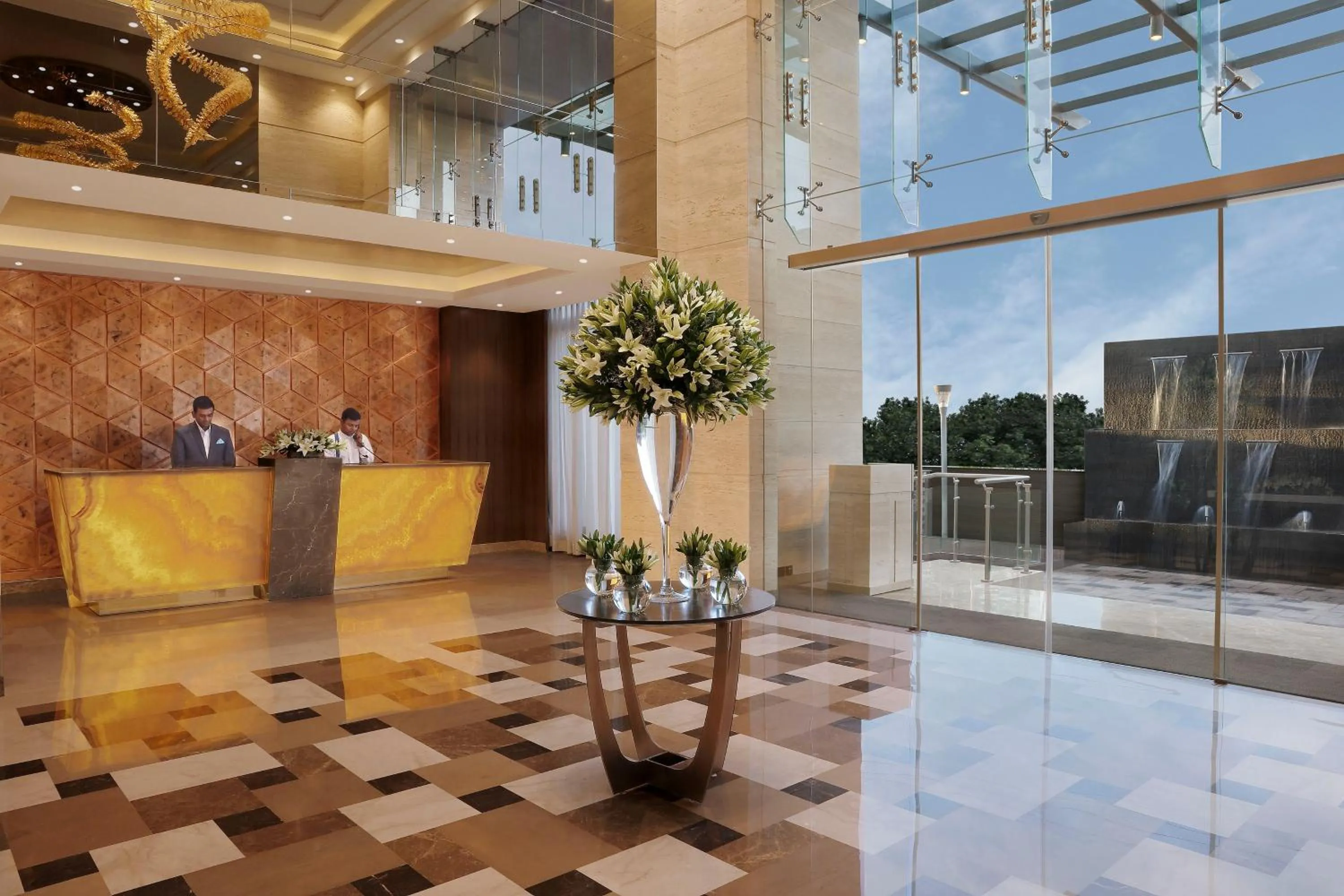 Lobby or reception in Novotel Lucknow Gomti Nagar
