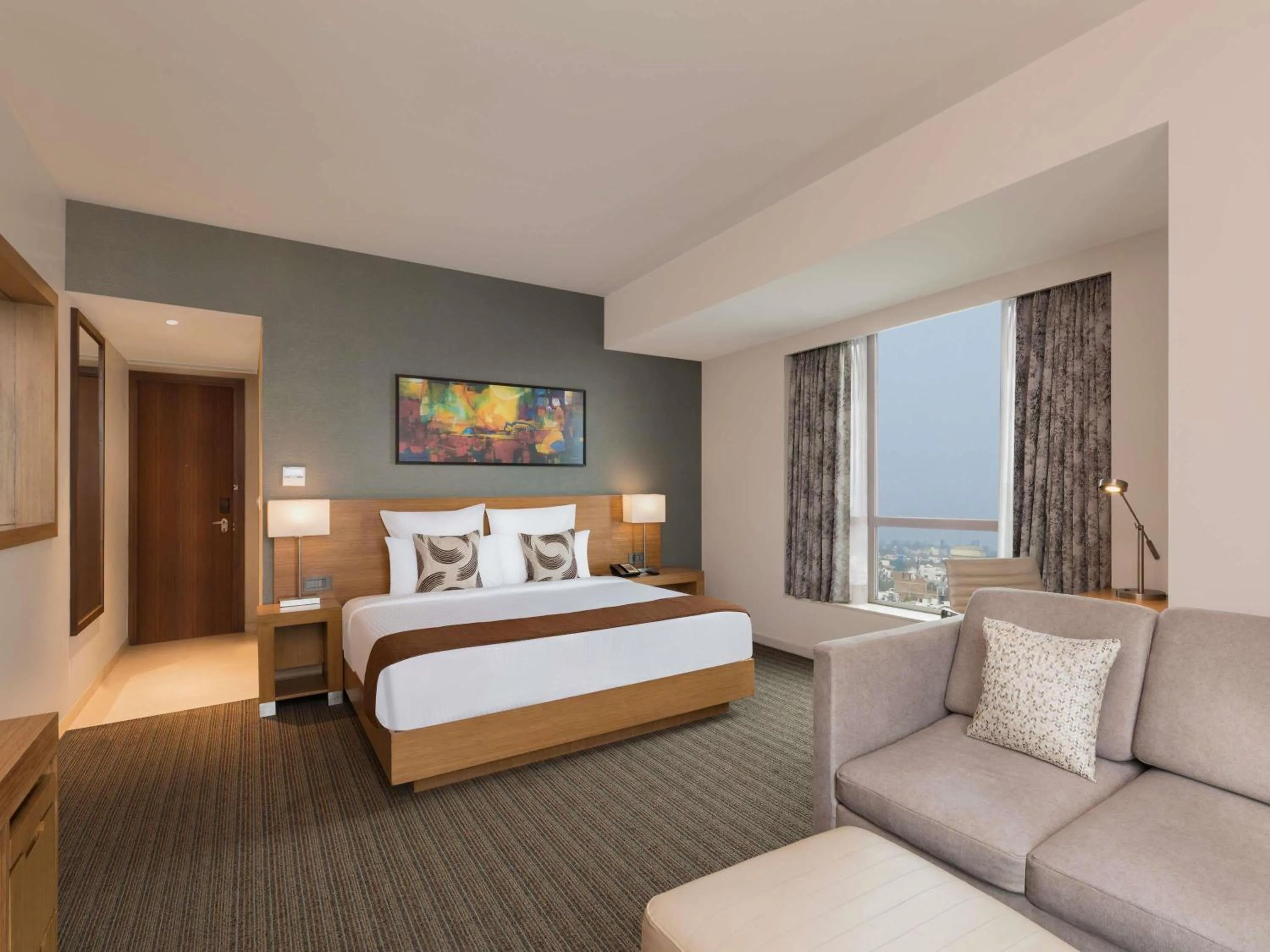 Bedroom, Bed in Novotel Lucknow Gomti Nagar