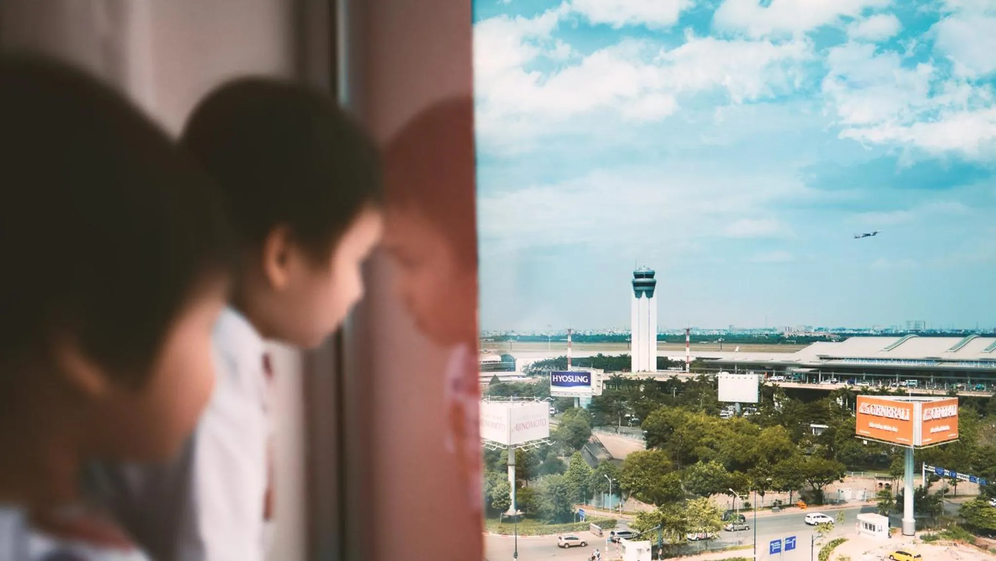 City view in Ibis Saigon Airport