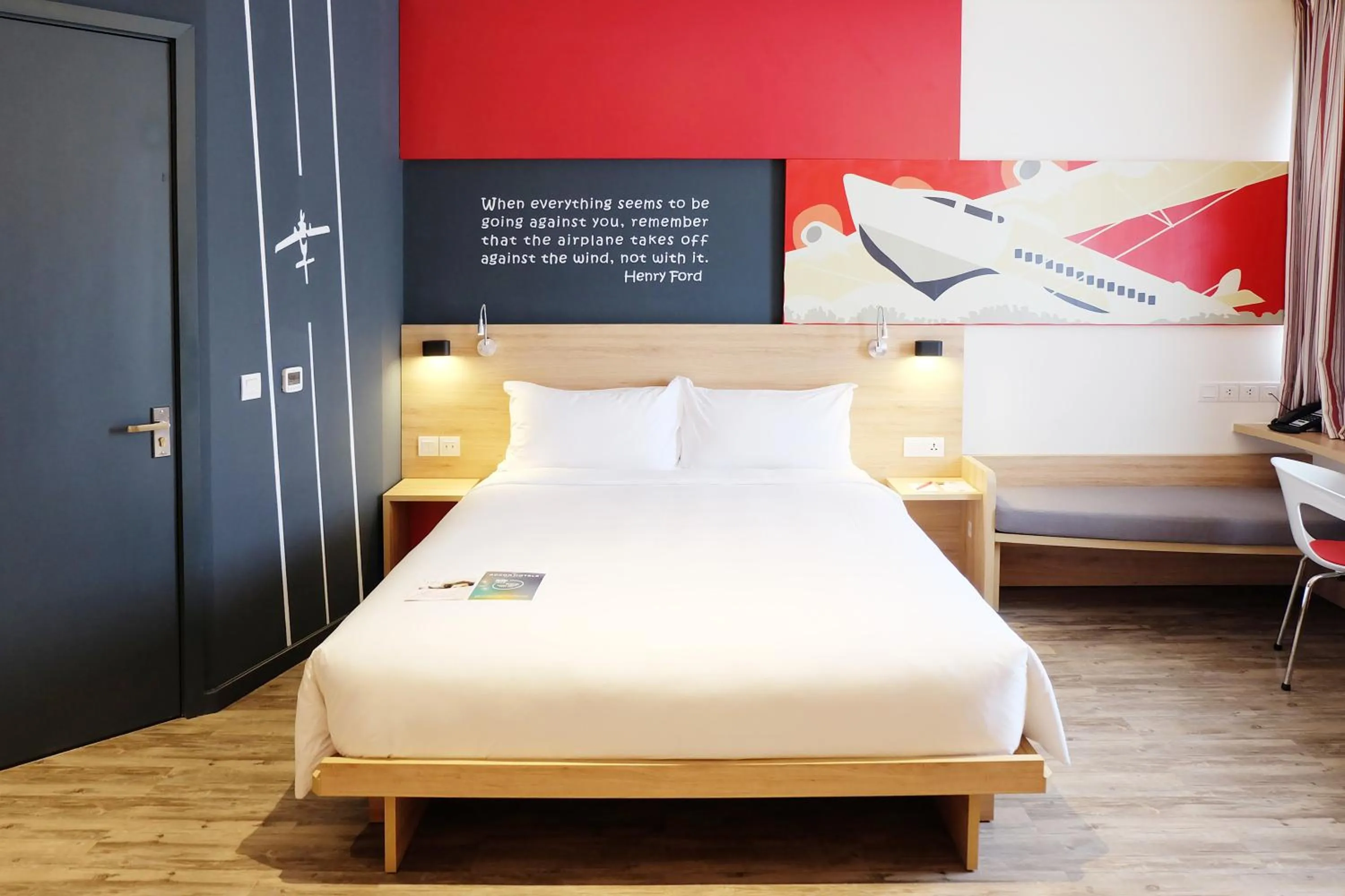 Bed in Ibis Saigon Airport