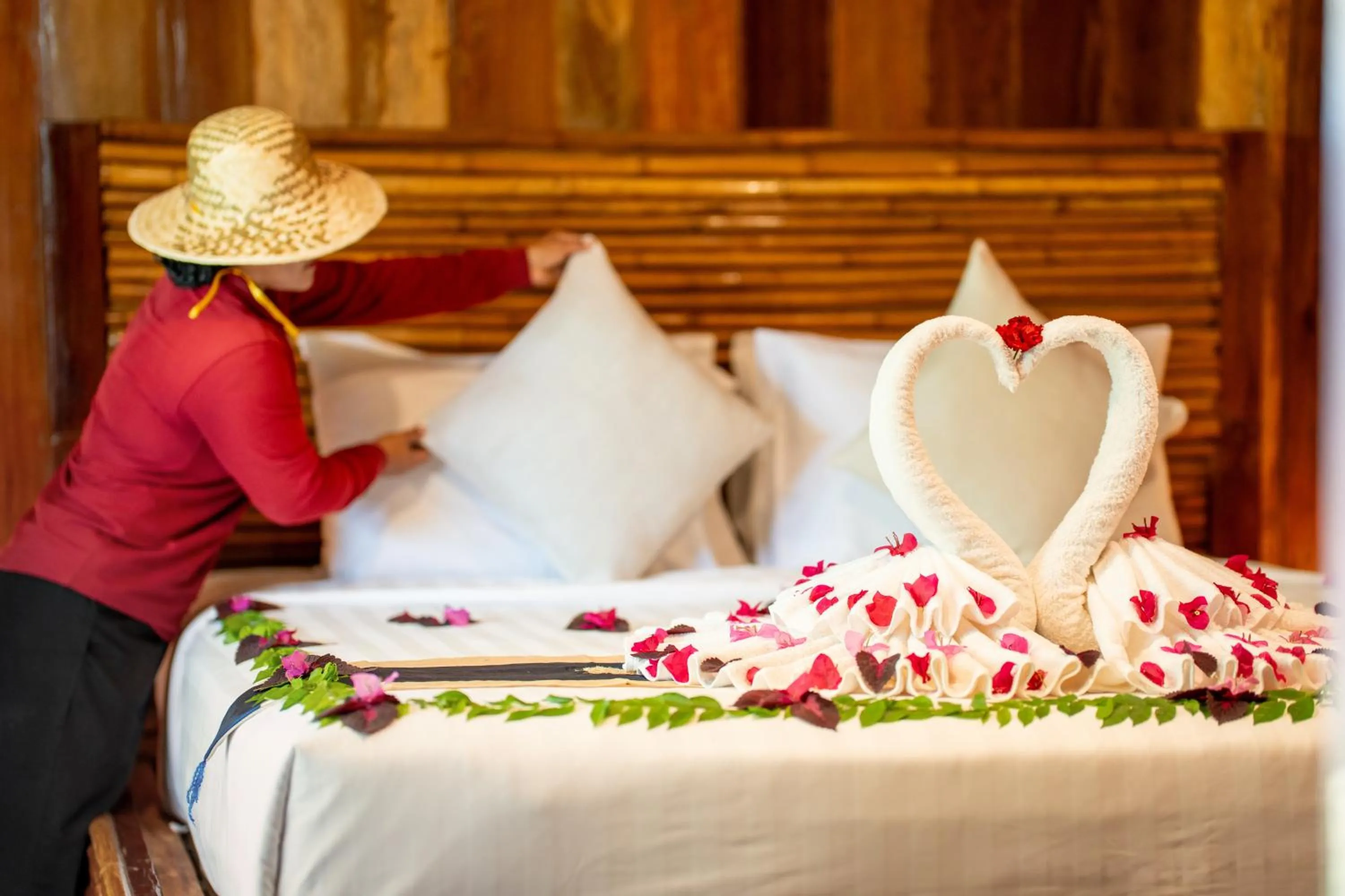 Bedroom, Bed in Authentic Khmer Village Resort