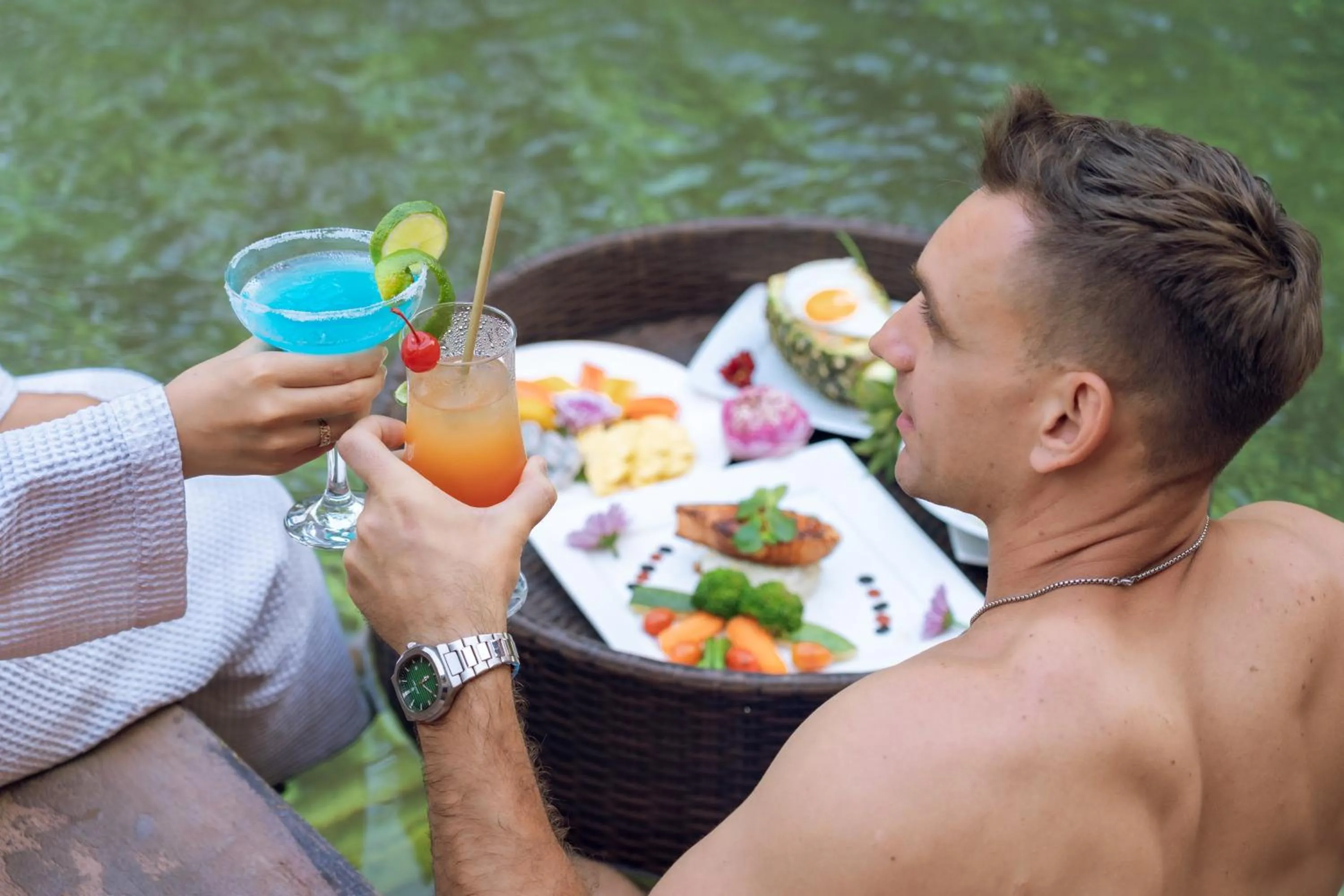 Food and drinks in Authentic Khmer Village Resort