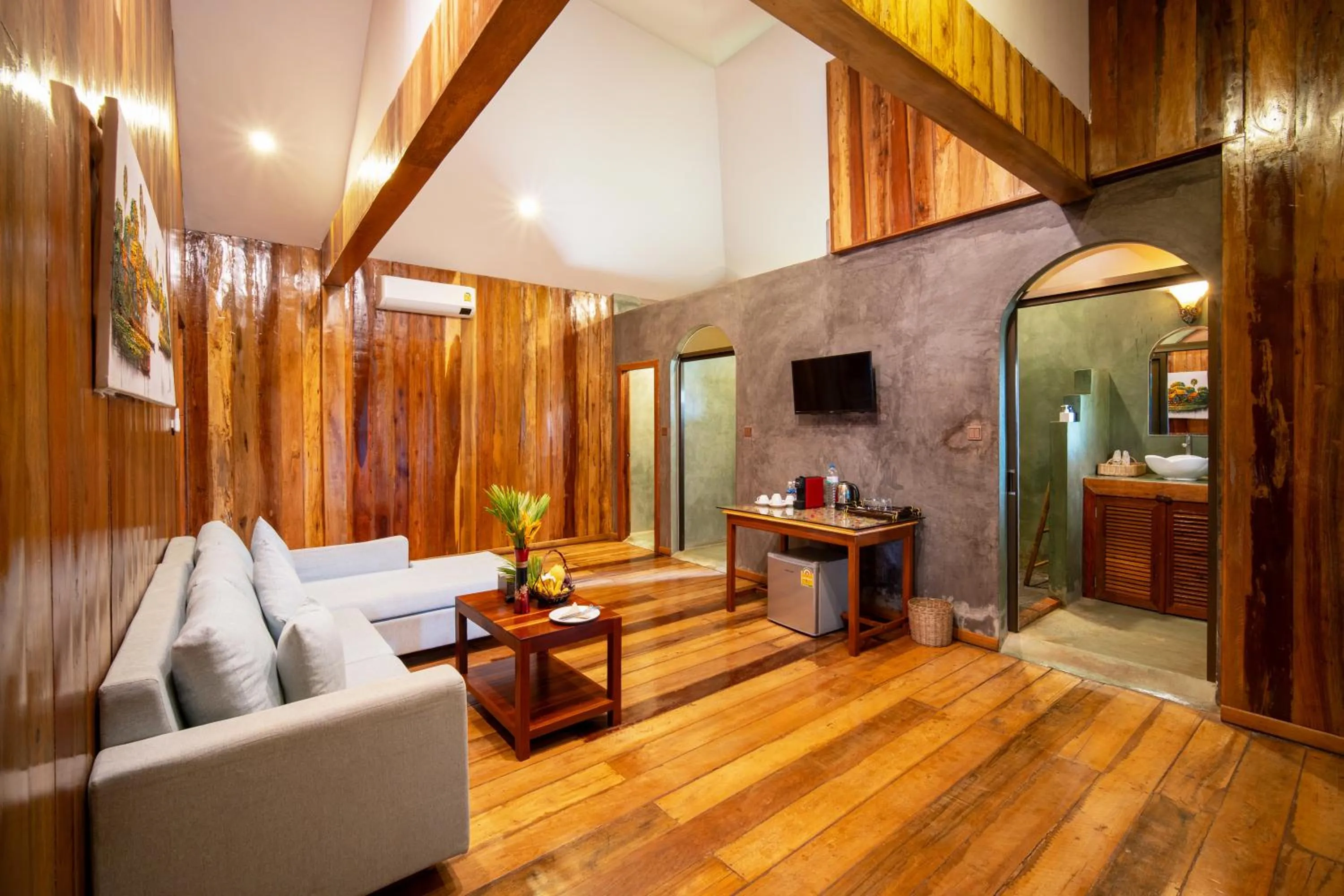 Living room in Authentic Khmer Village Resort