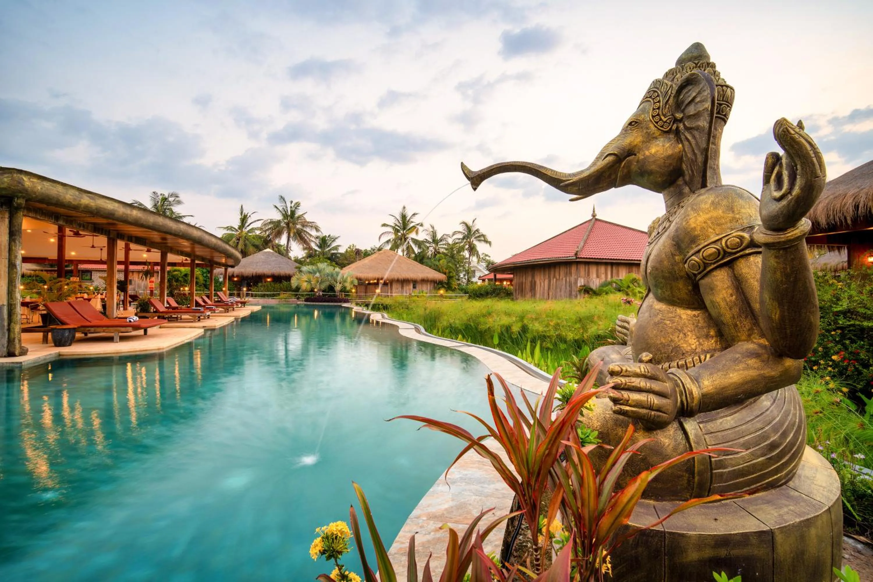 Swimming pool in Authentic Khmer Village Resort