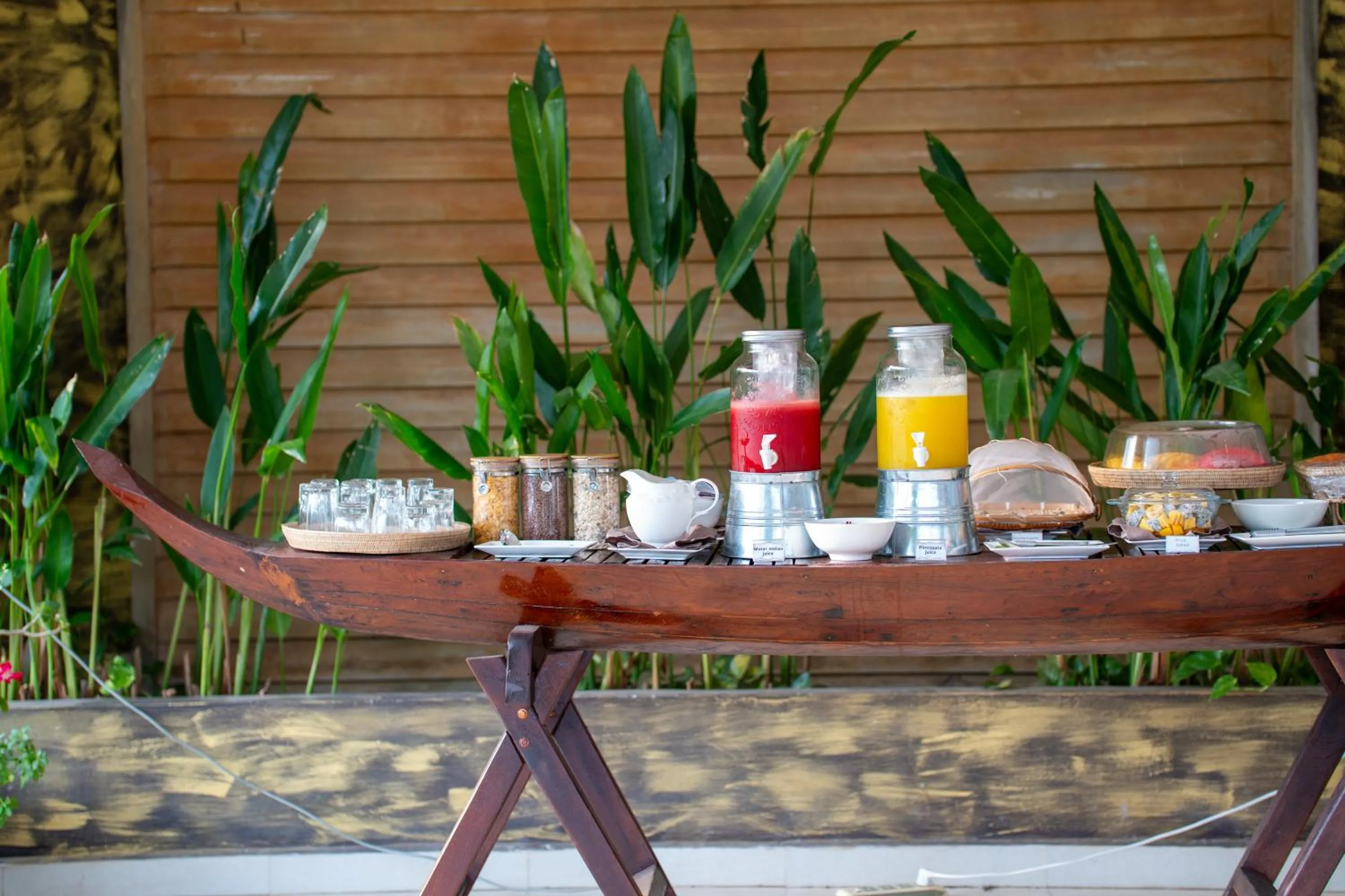 Buffet breakfast in Authentic Khmer Village Resort