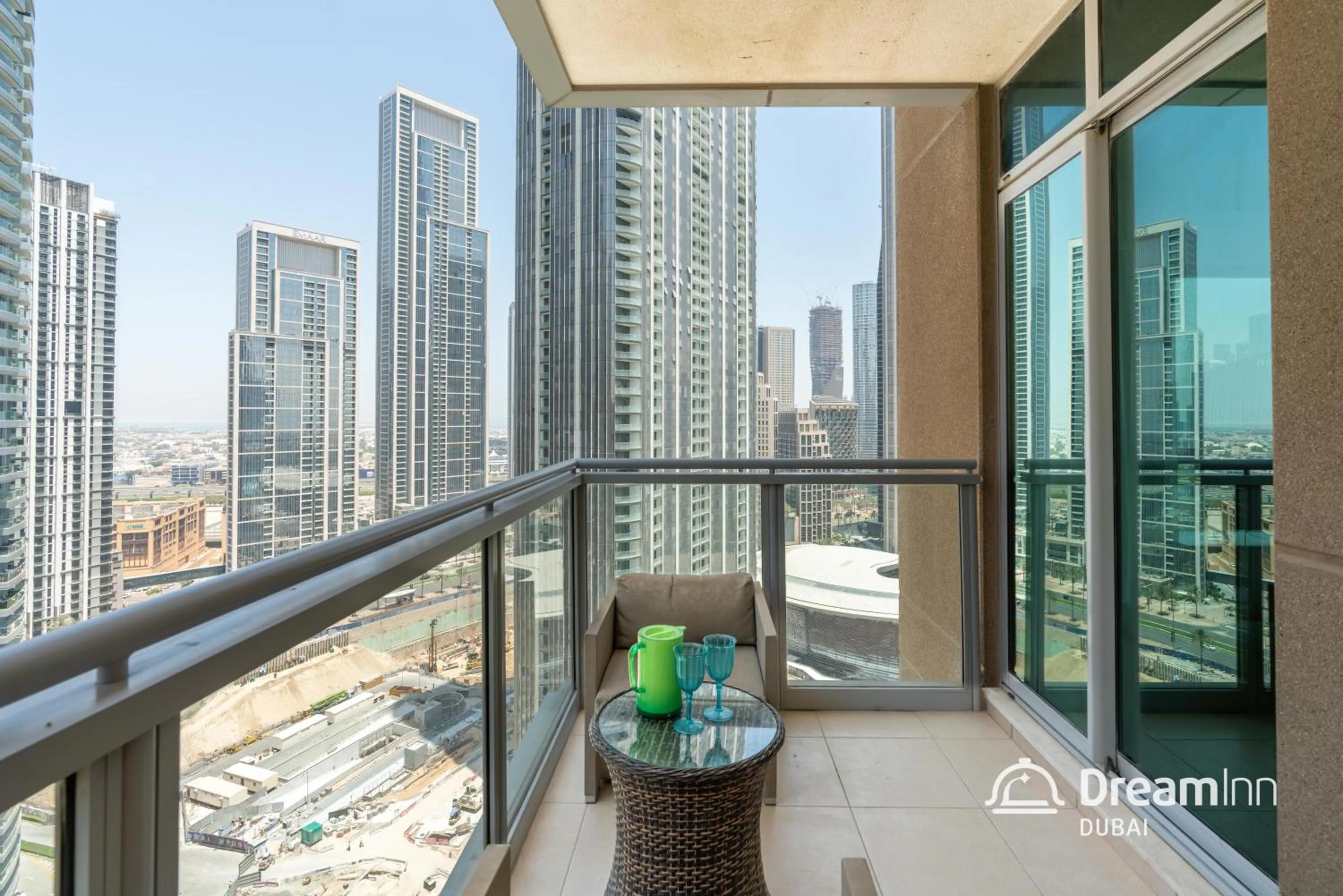Balcony/Terrace in Dream Inn Apartments - Burj Residences Burj Khalifa View