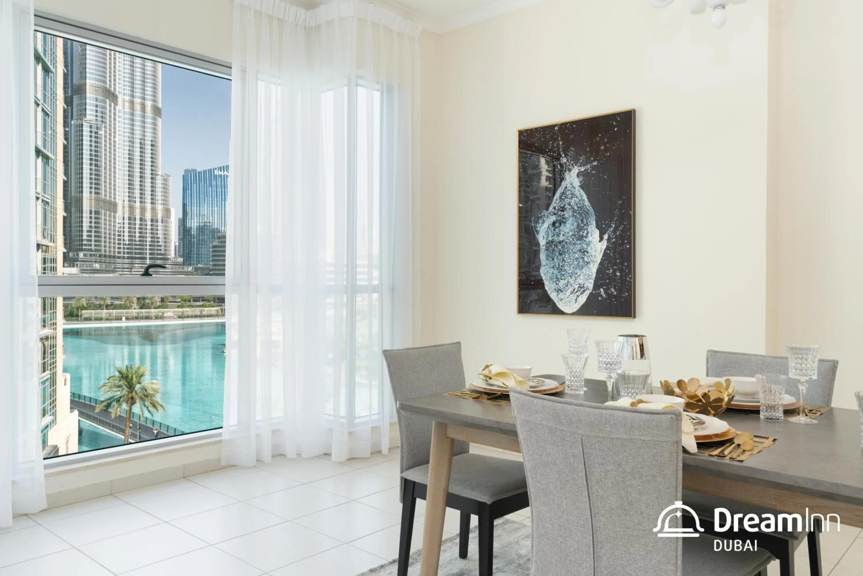 Dining area in Dream Inn Apartments - Burj Residences Burj Khalifa View