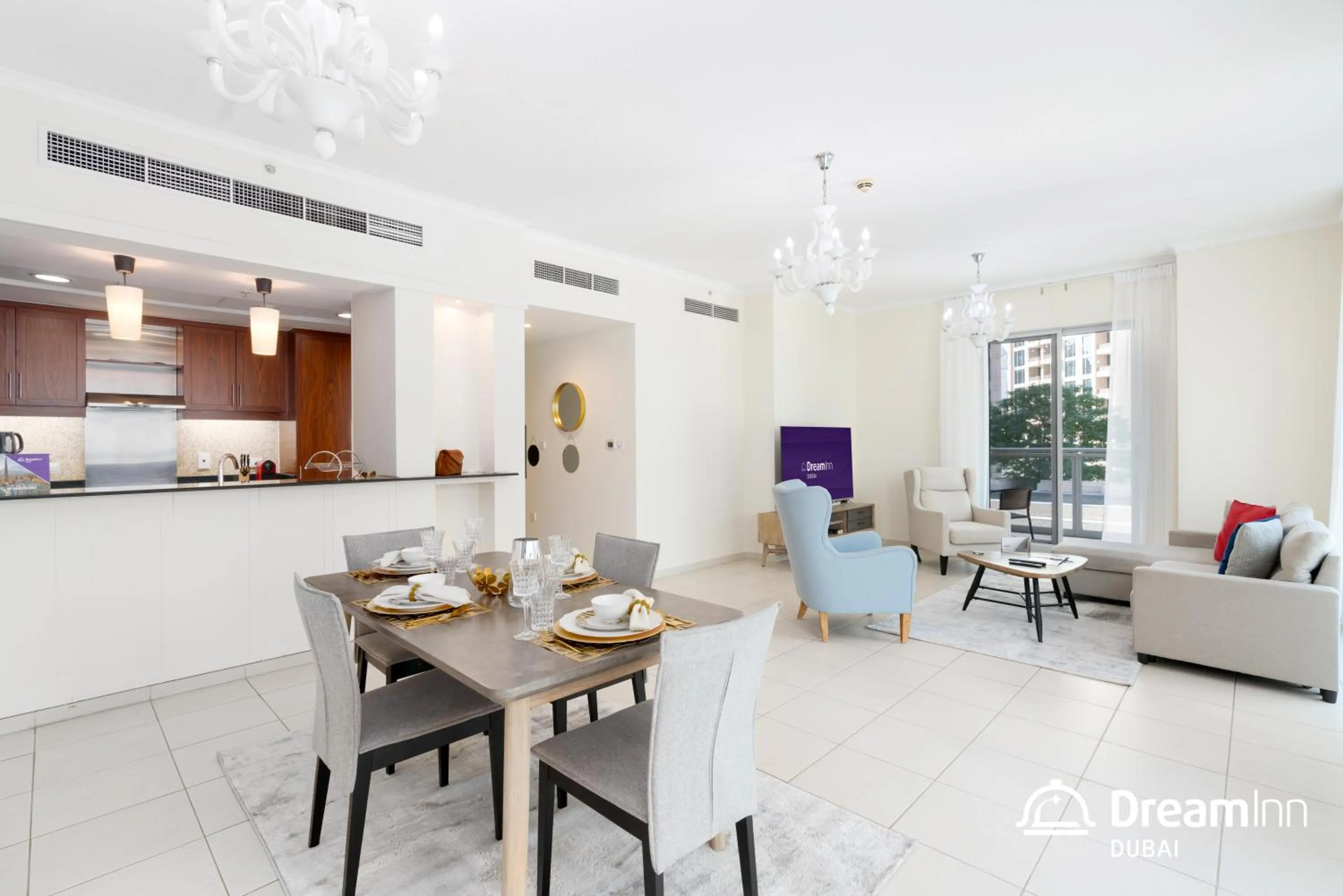 Kitchen or kitchenette in Dream Inn Apartments - Burj Residences Burj Khalifa View