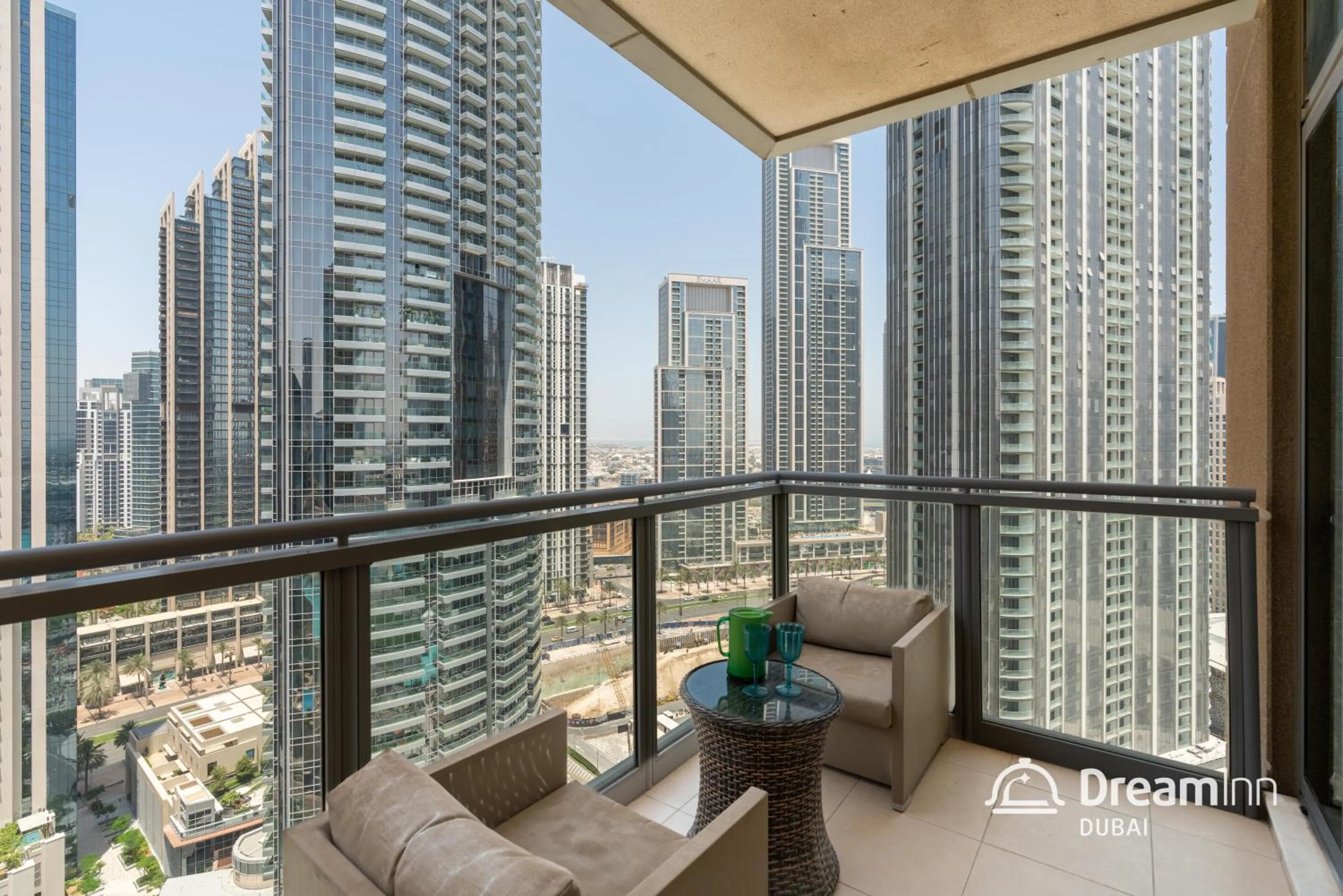 Balcony/Terrace in Dream Inn Apartments - Burj Residences Burj Khalifa View