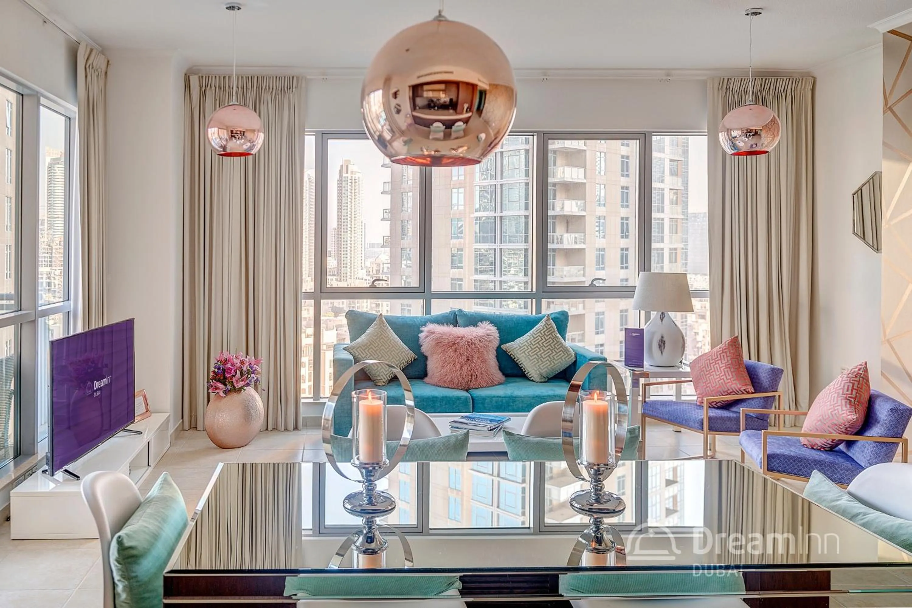 Dining area in Dream Inn Apartments - Burj Residences Burj Khalifa View