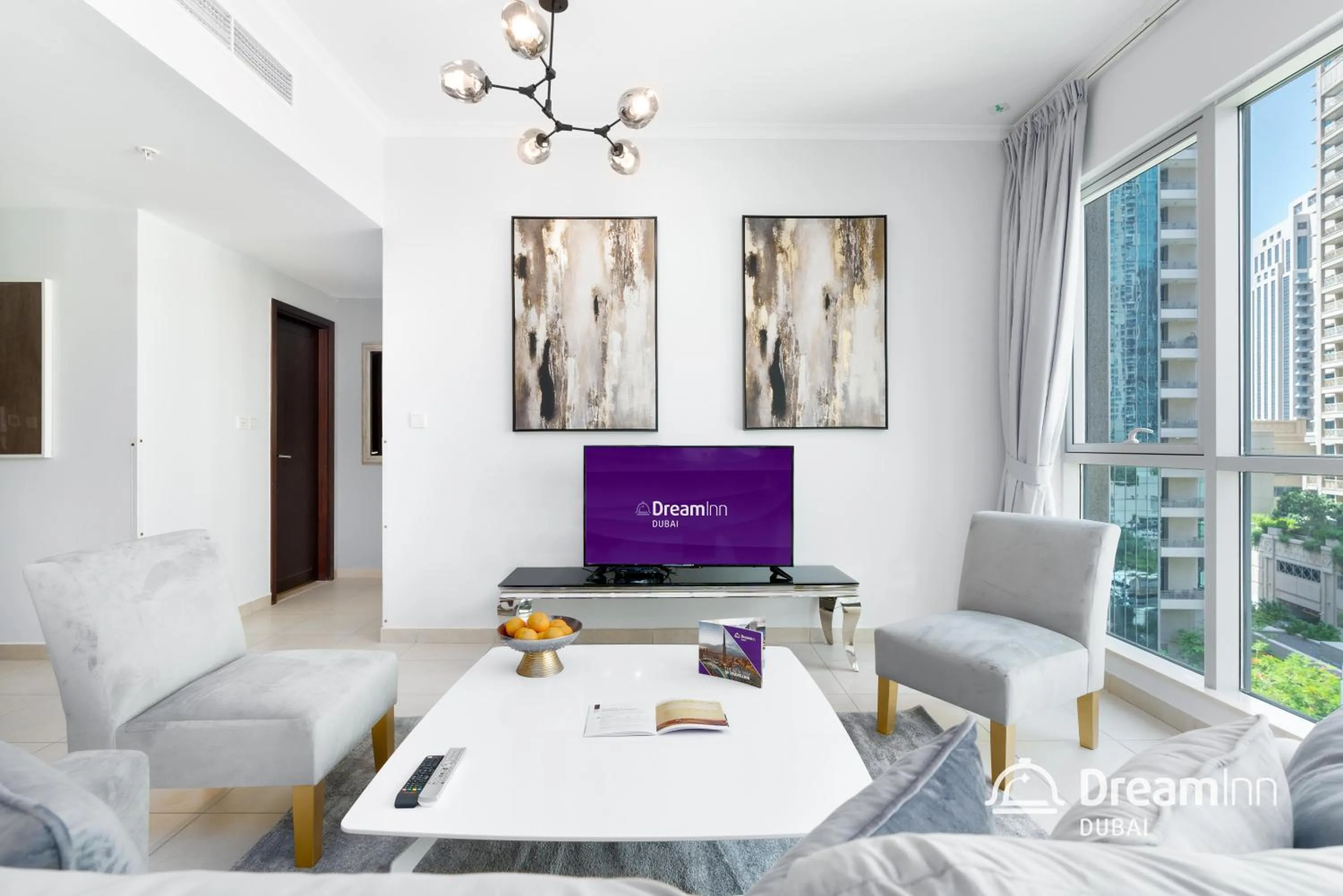 TV and multimedia in Dream Inn Apartments - Burj Residences Burj Khalifa View