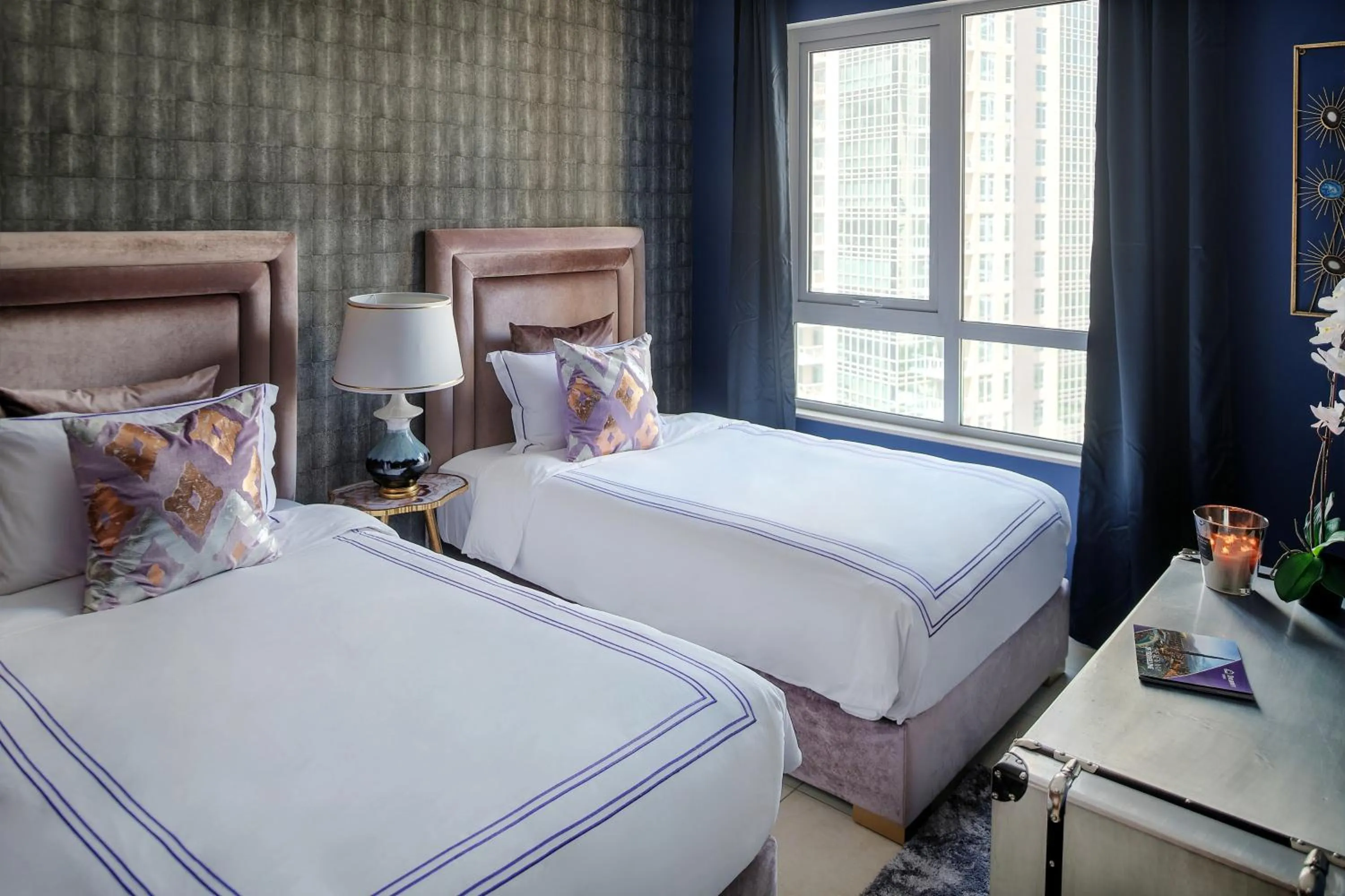 Bed in Dream Inn Apartments - Burj Residences Burj Khalifa View