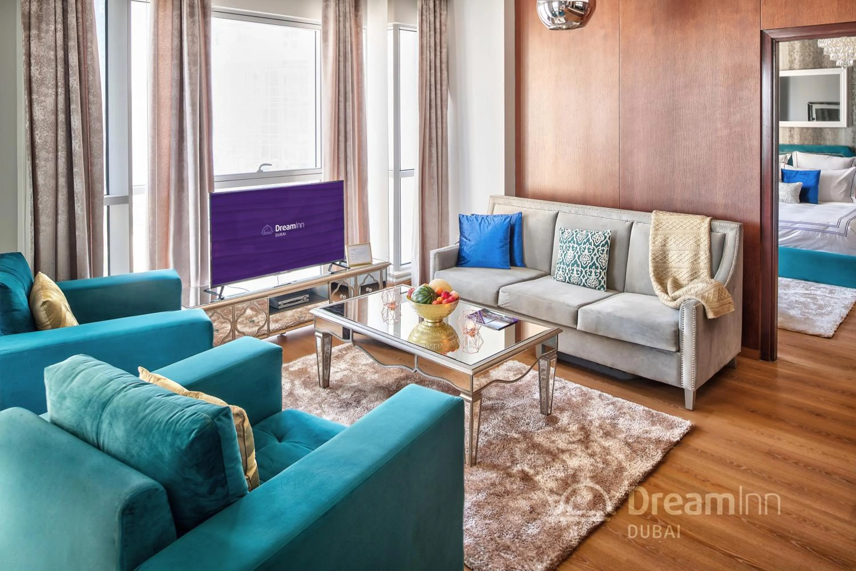 TV and multimedia in Dream Inn Apartments - Burj Residences Burj Khalifa View