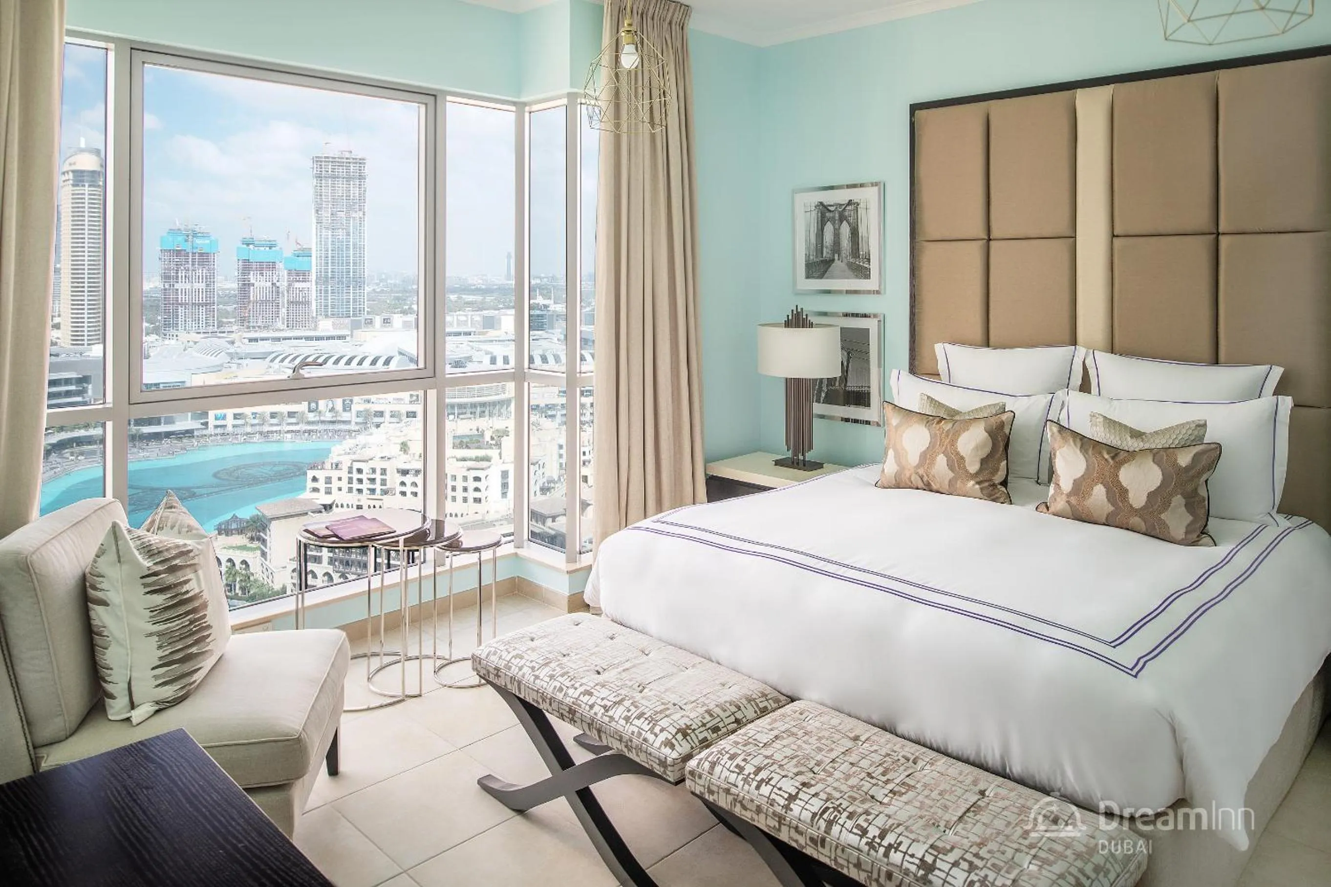 Bedroom, Bed in Dream Inn Apartments - Burj Residences Burj Khalifa View