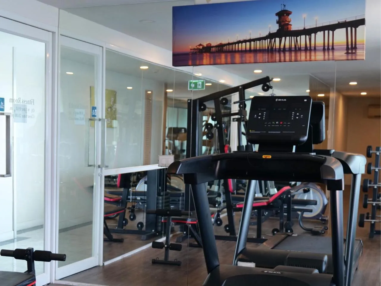 Fitness centre/facilities in Clarian Hotel Beach Patong