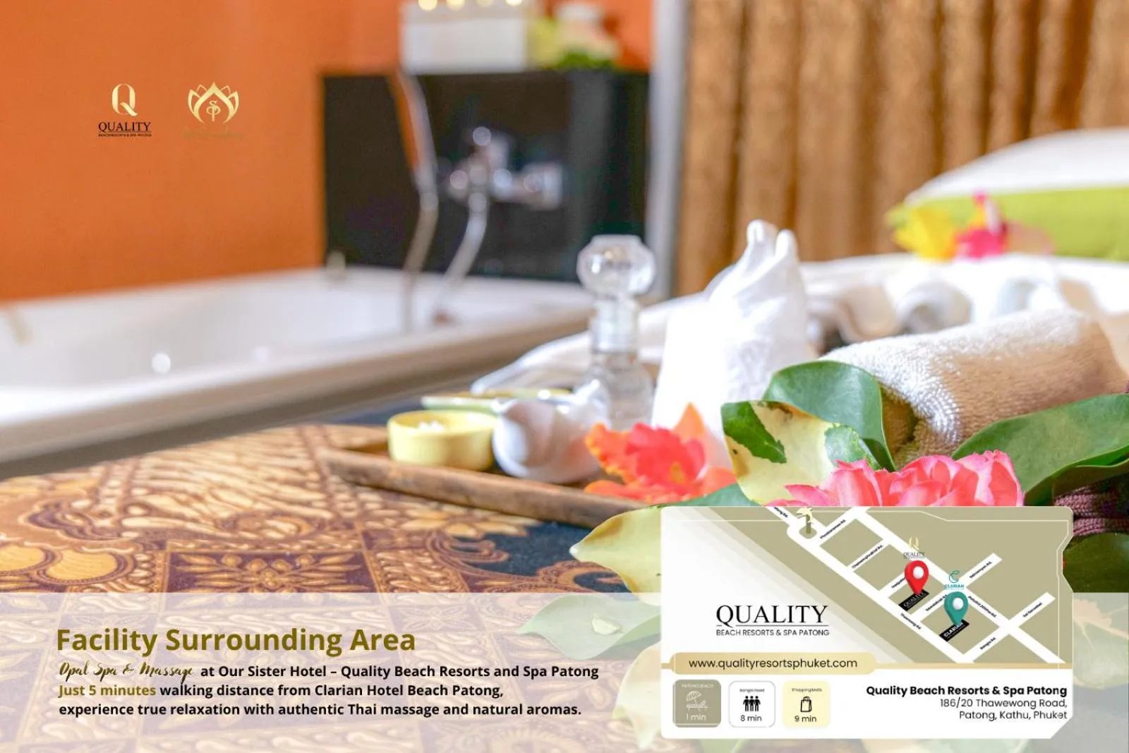 Spa and wellness centre/facilities, Bed in Clarian Hotel Beach Patong