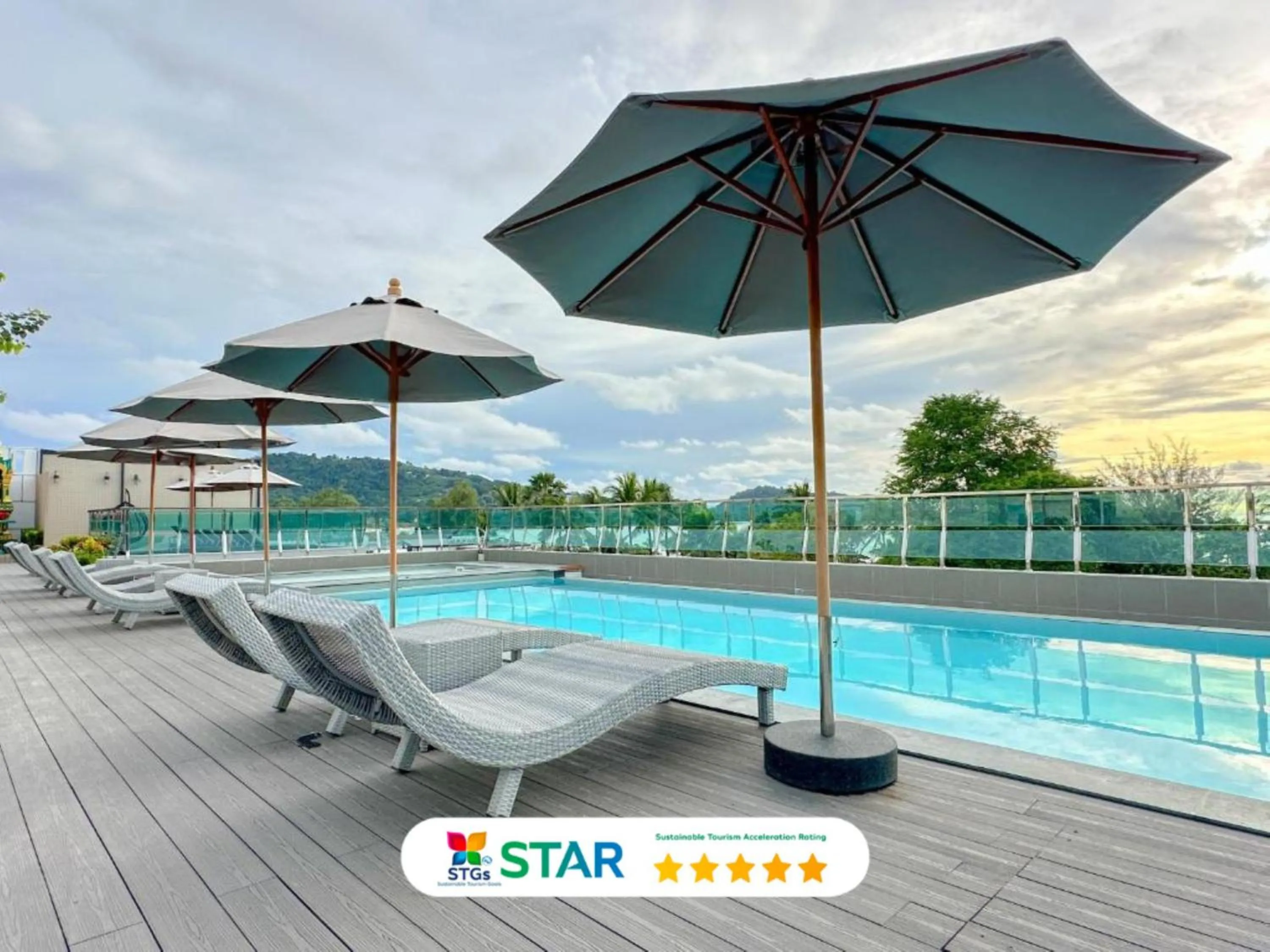 Balcony/Terrace in Clarian Hotel Beach Patong