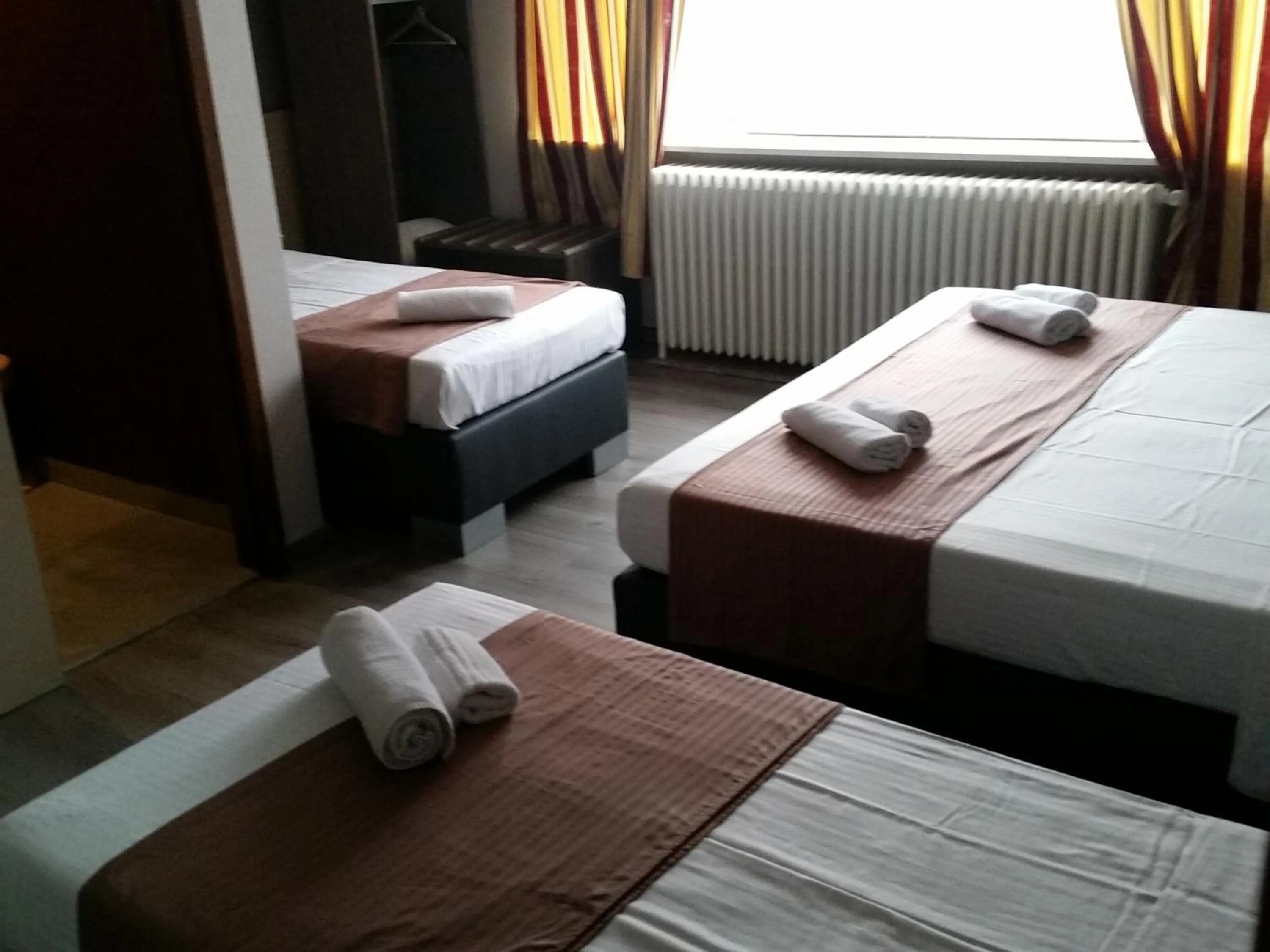 Bed in Hotel Prince de Liege