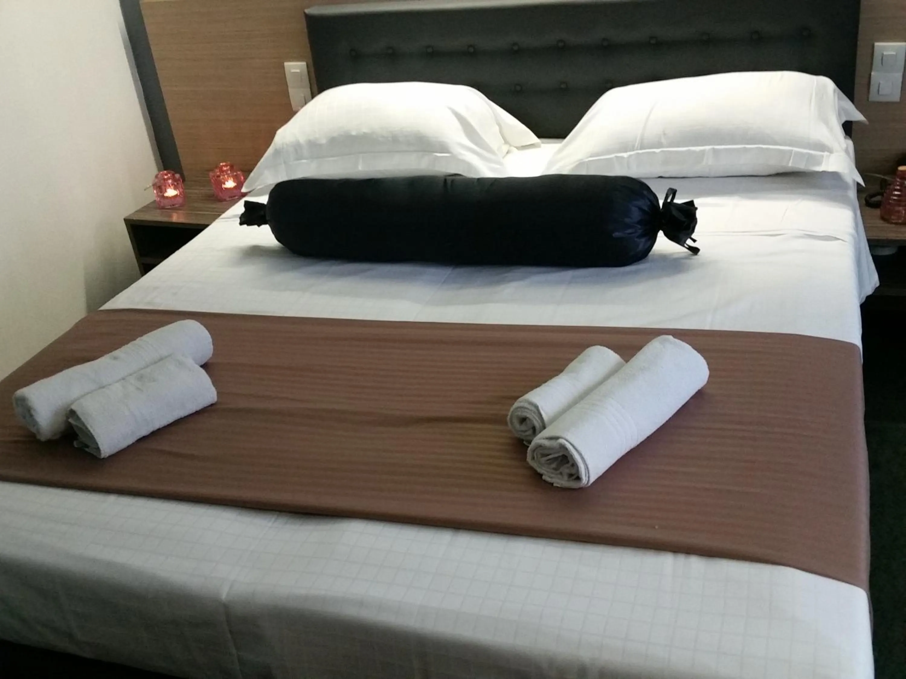 Bed in Hotel Prince de Liege