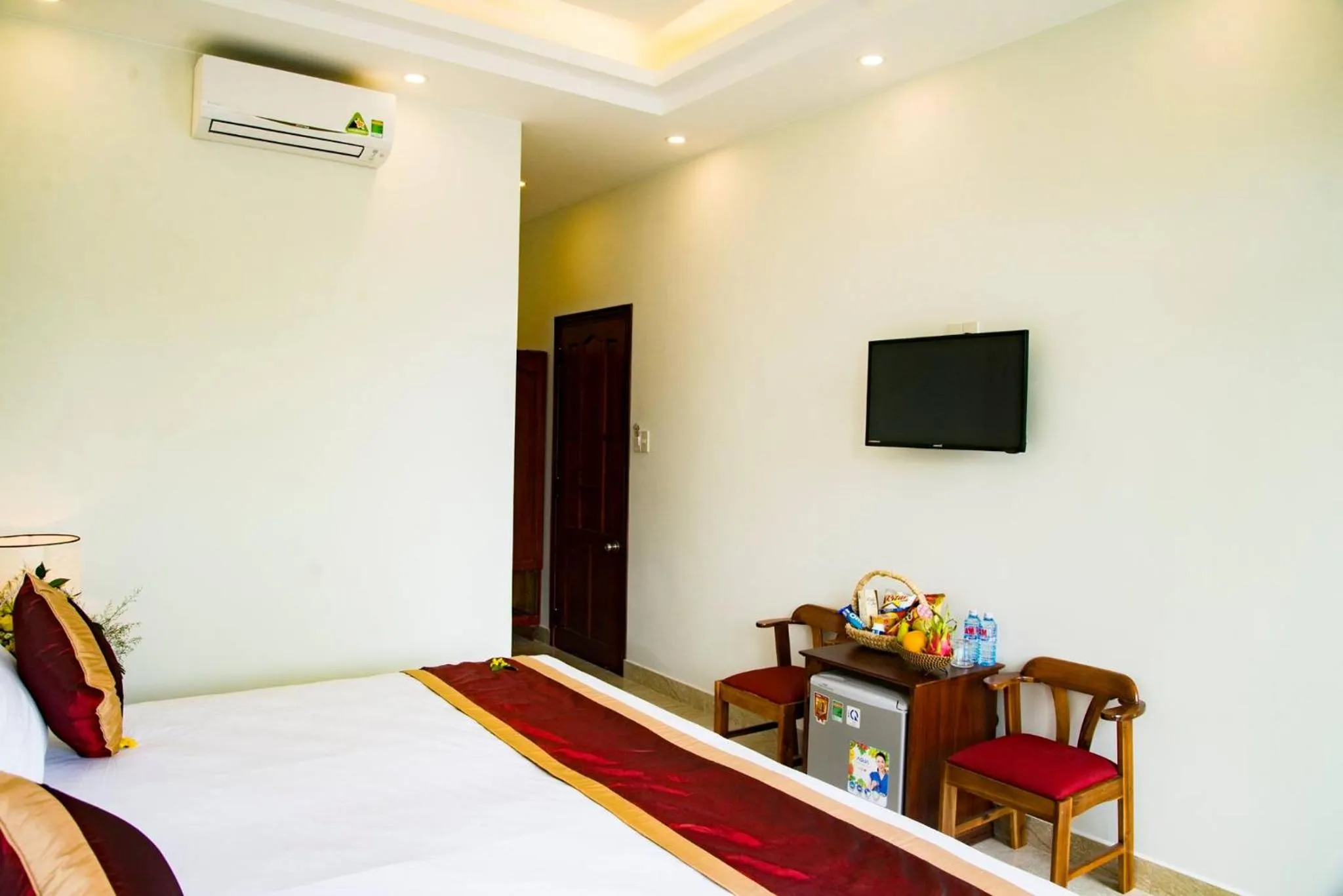 Bed in Mi Kha Homestay