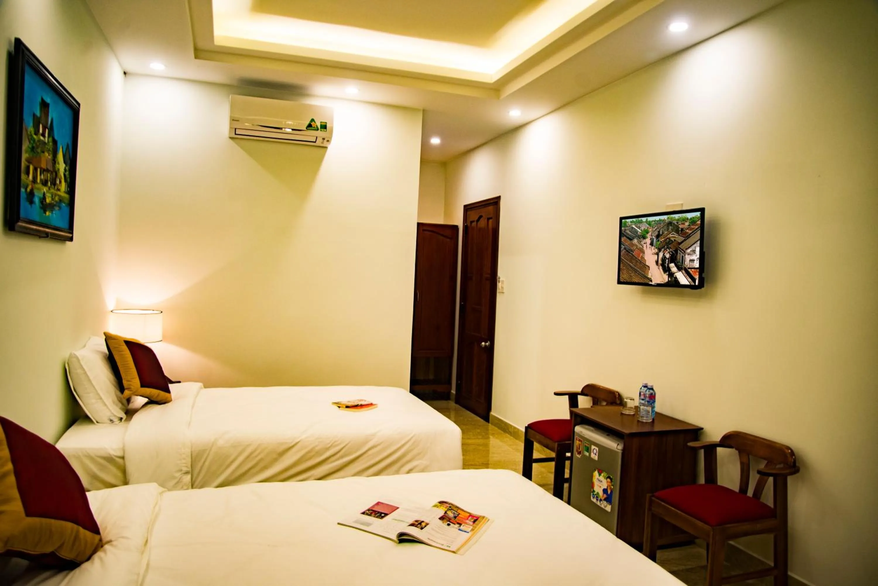 Bed in Mi Kha Homestay