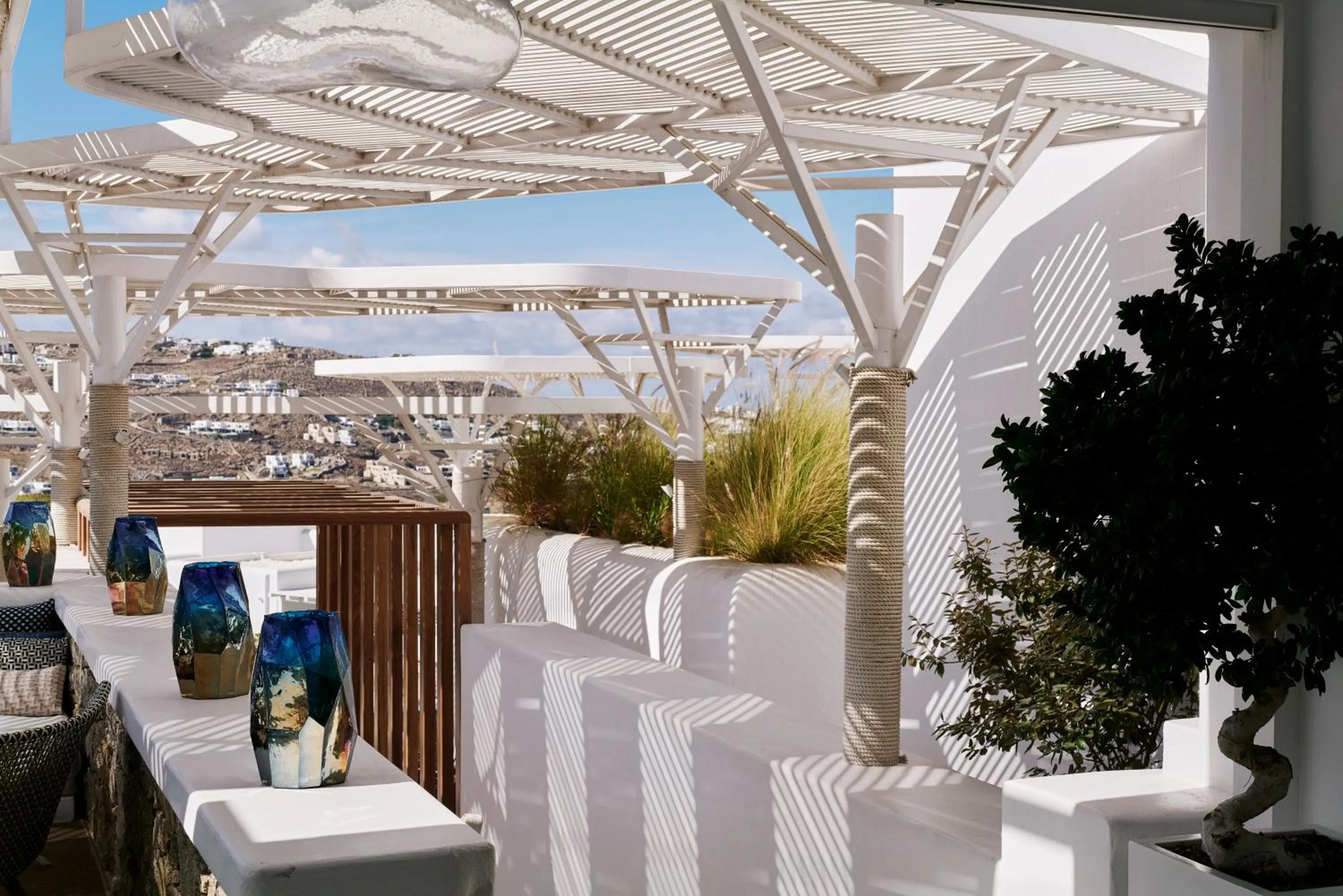 Facade/entrance in Myconian Kyma, a Member of Design Hotels