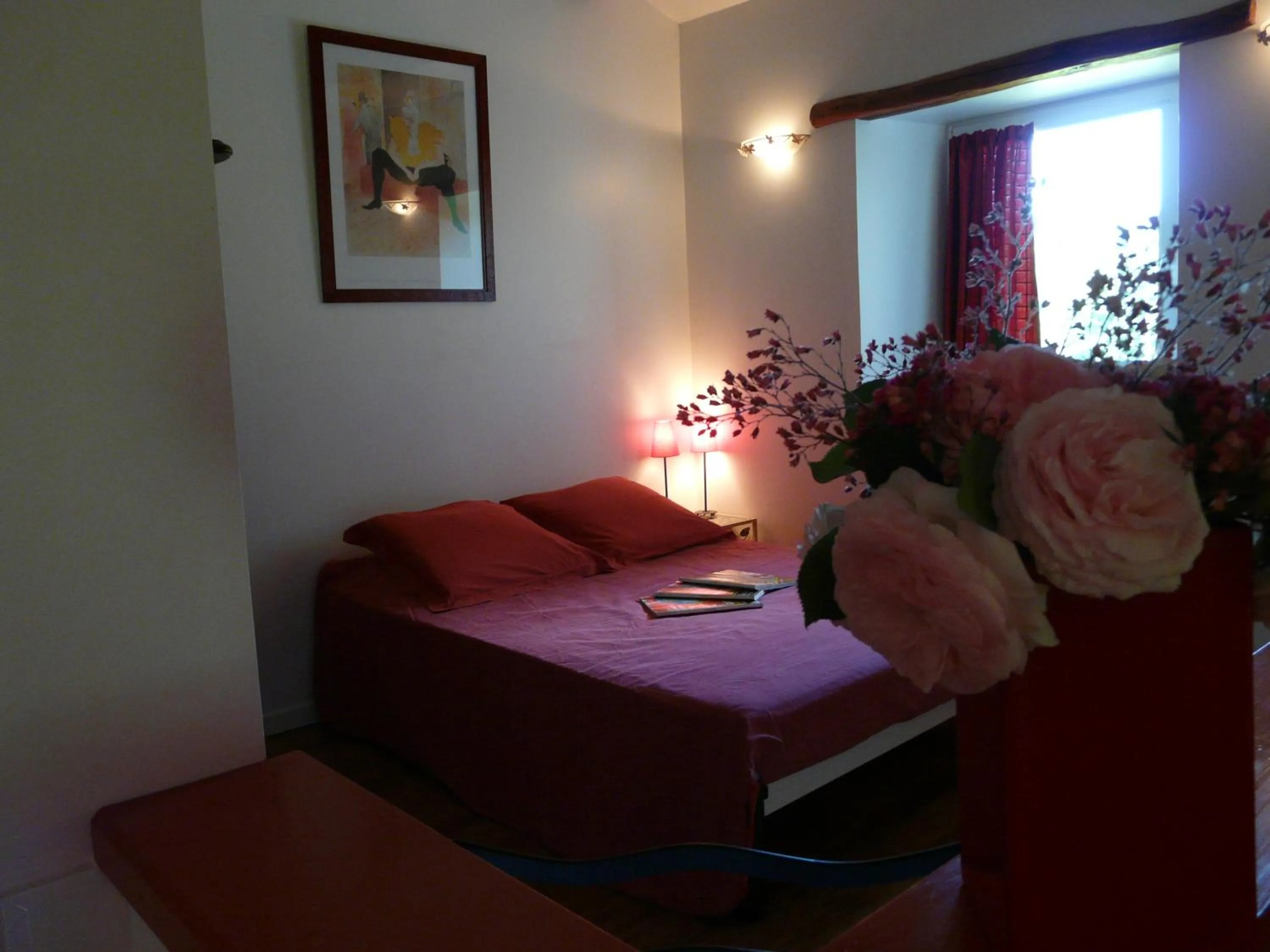 Bed in Chambre d'hôtes Puech Noly