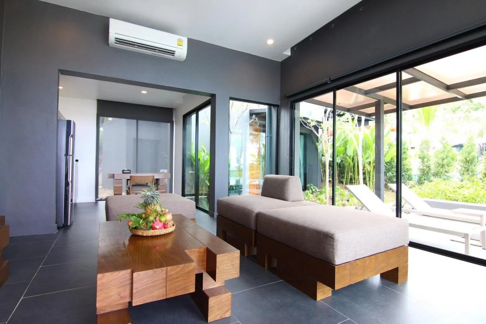 Living room, Bed in SEAnery Beach Resort