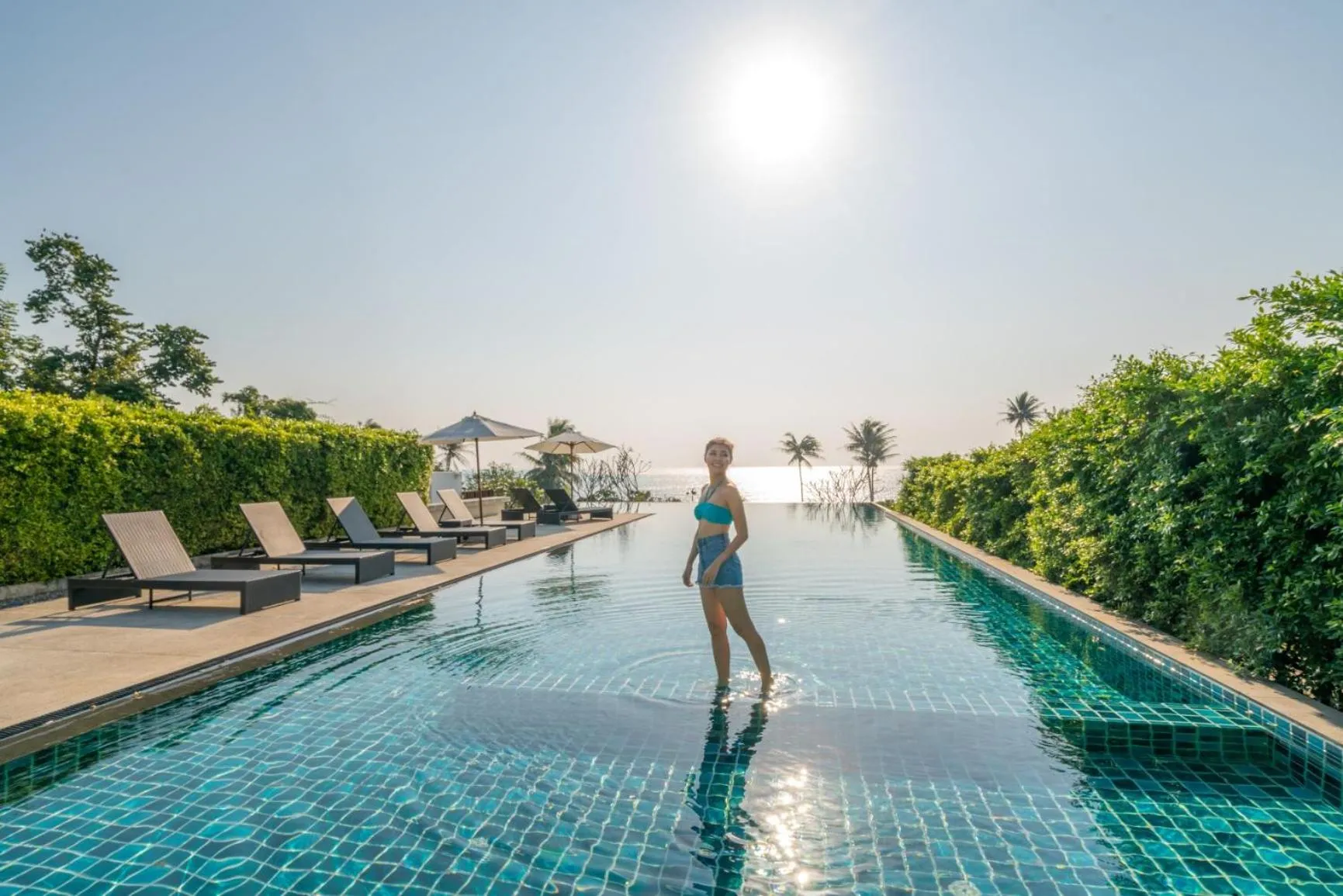 Pool view in SEAnery Beach Resort