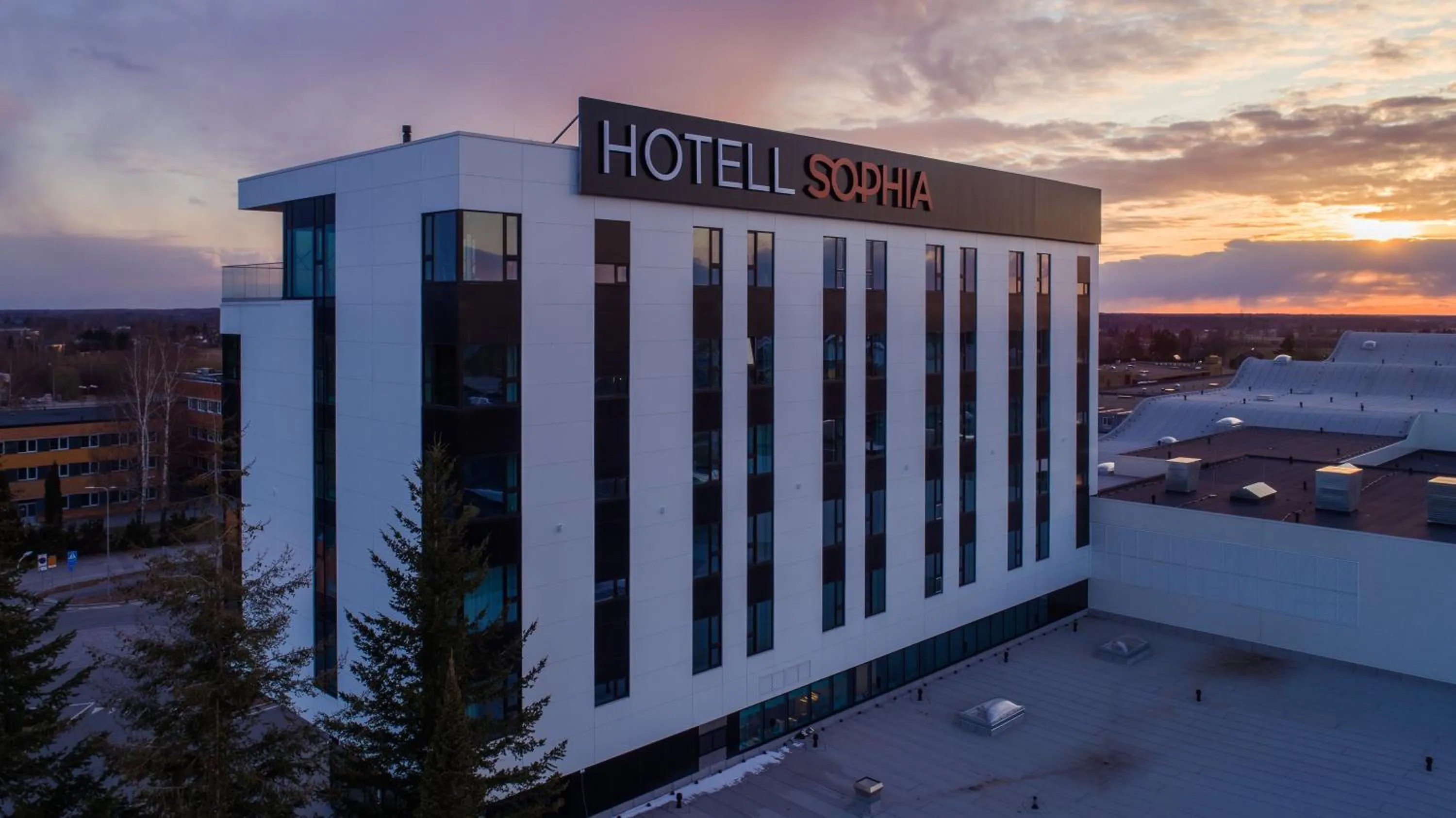 Property building in Hotel Sophia by Tartuhotels