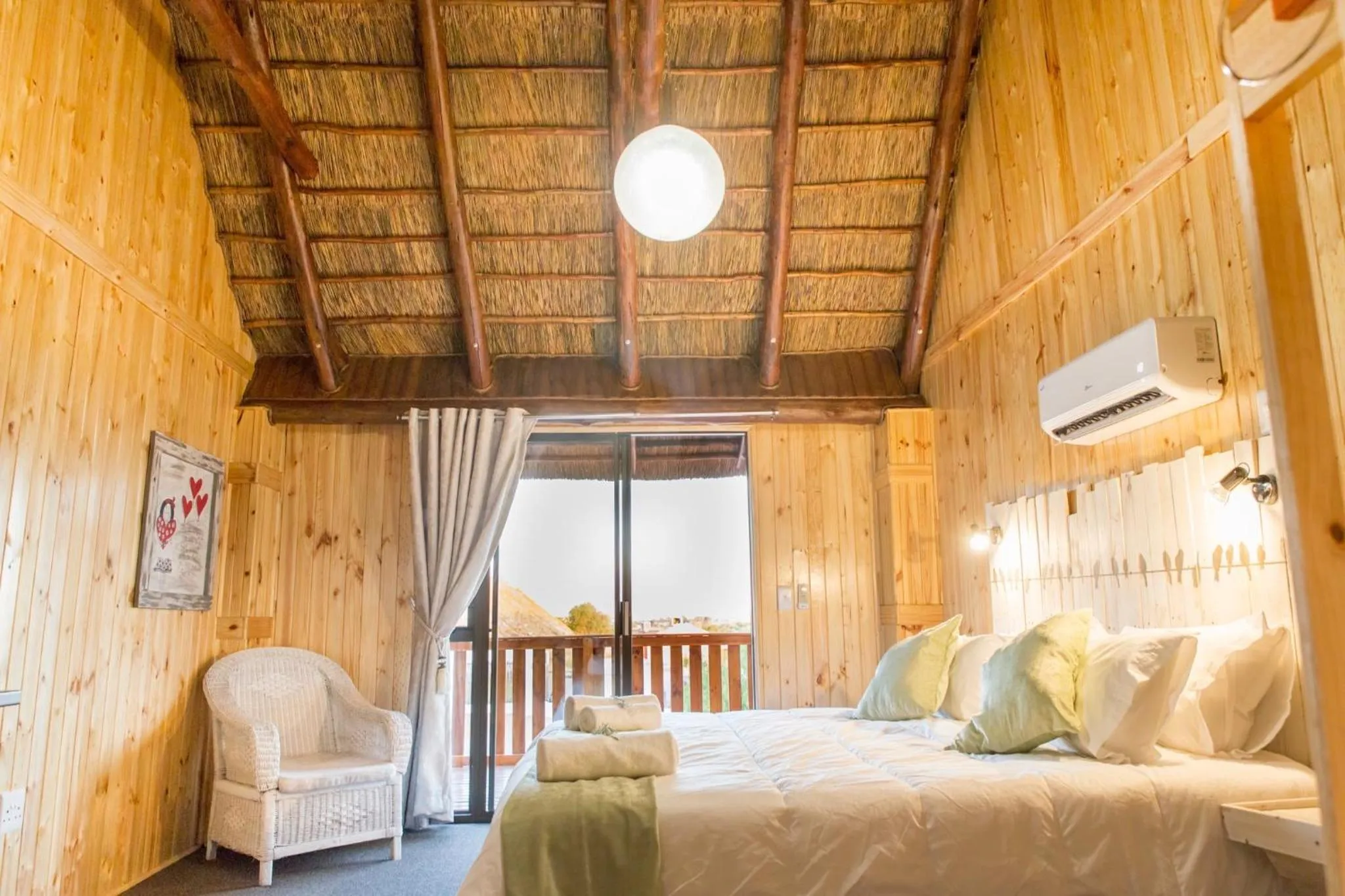 Bed in Kalahari Lion's Rest