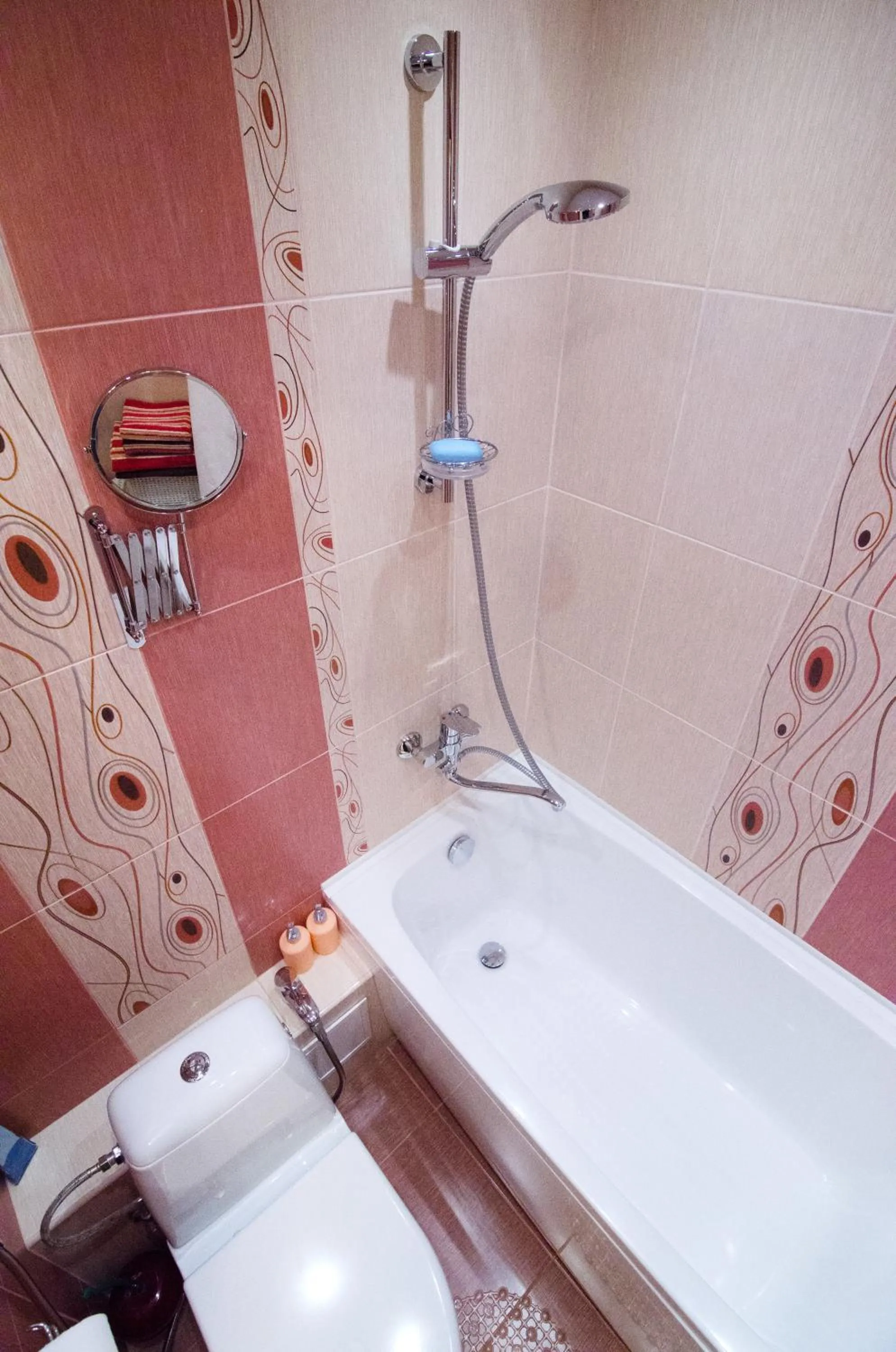 Shower in Tomsona Apartment Riga Center