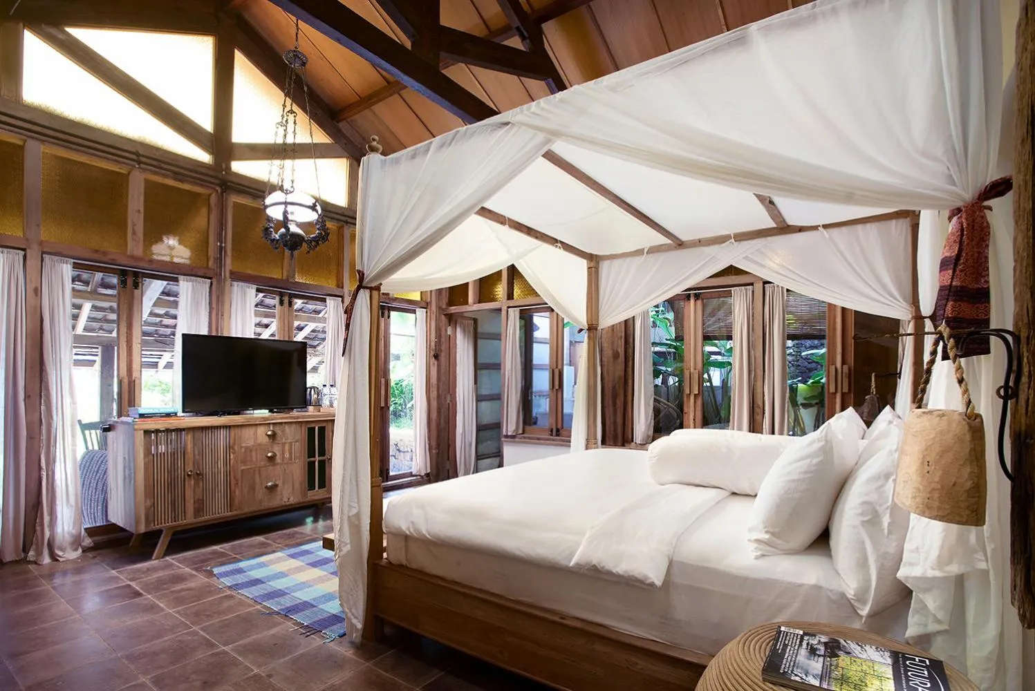 Bed in Desa Alamanis Resort Villa