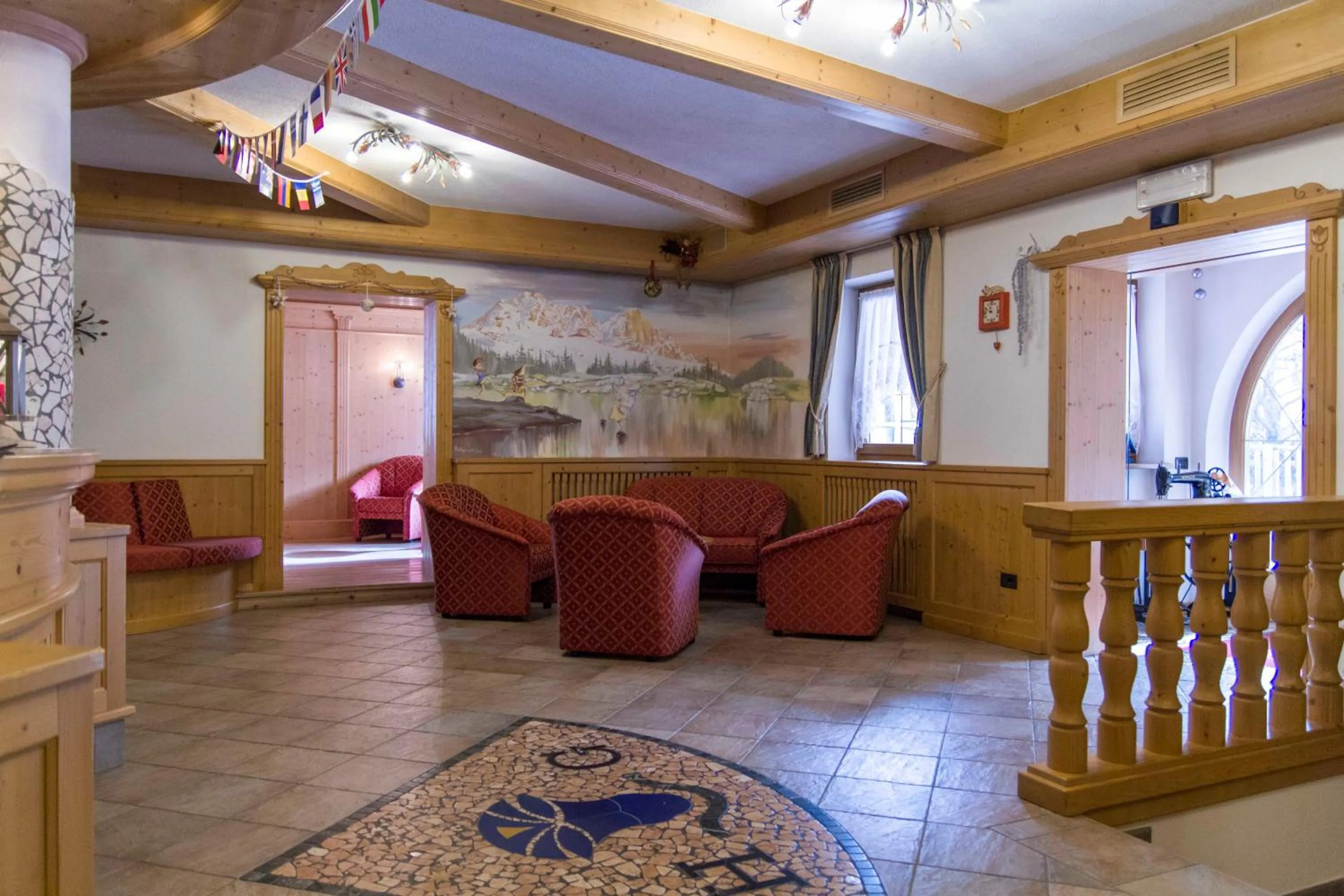 Living room in Hotel Genzianella