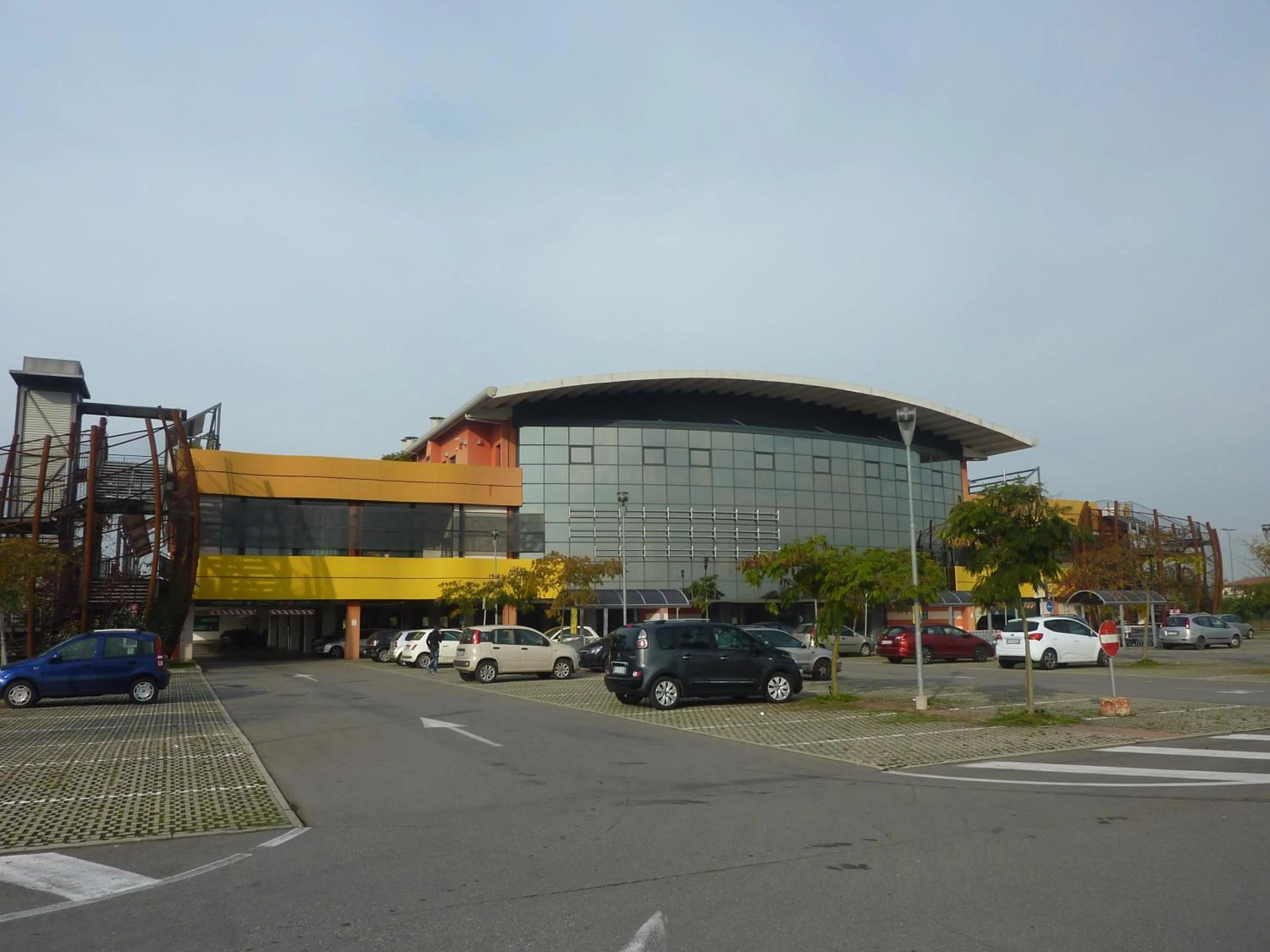 Property building in Hotel Padus Meublè Parma