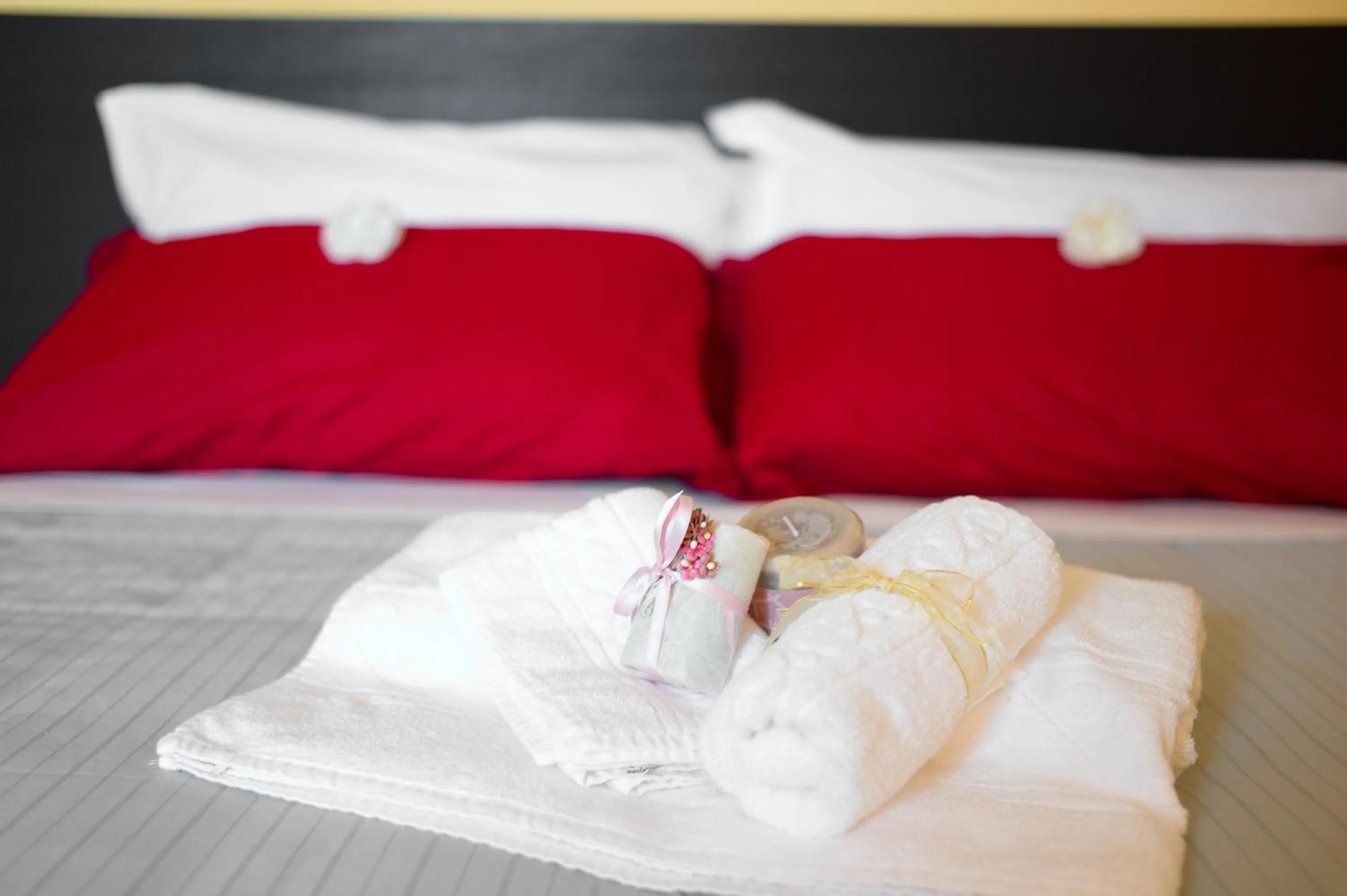 Decorative detail, Bed in Hotel Padus Meublè Parma