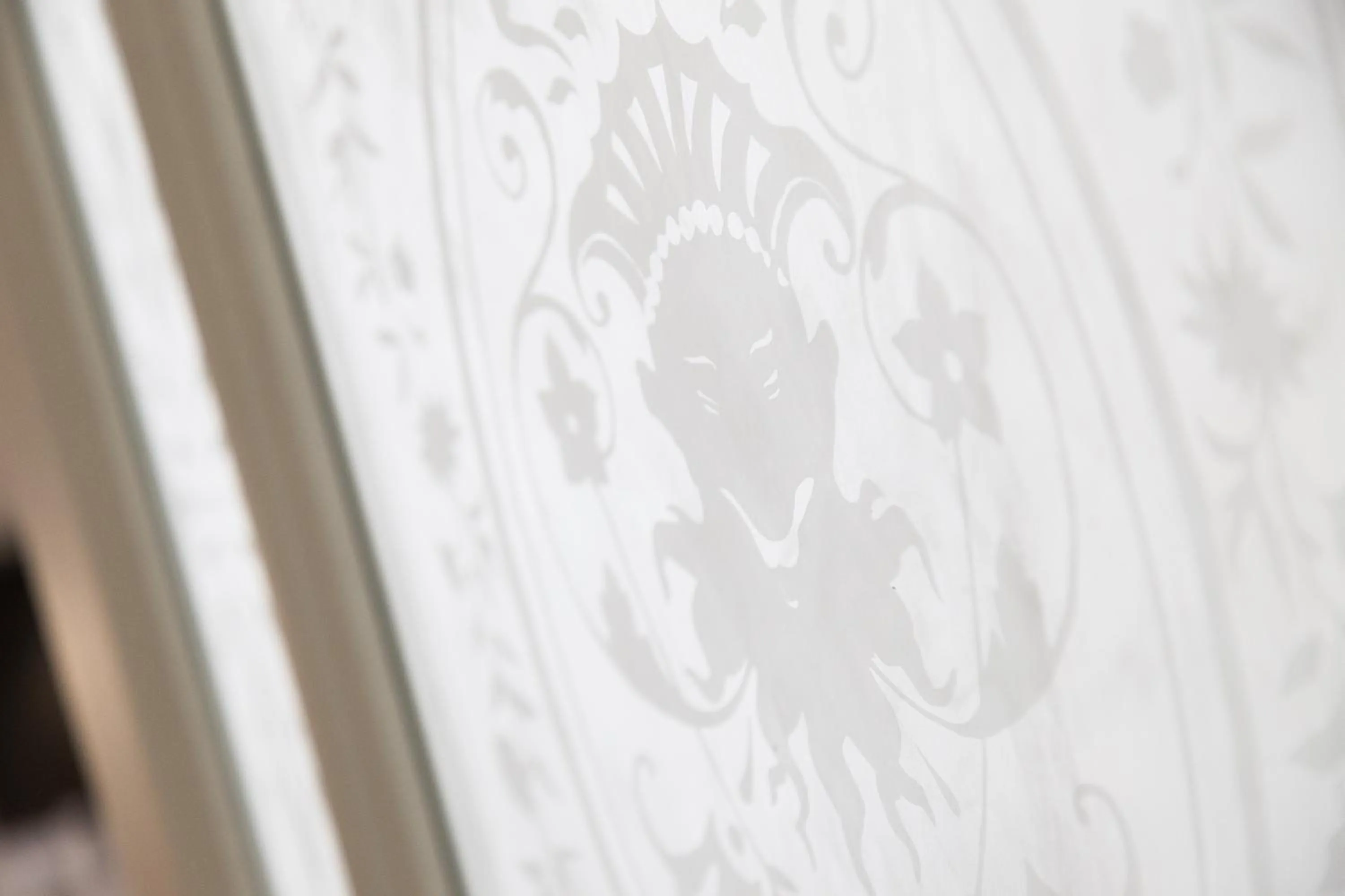 Decorative detail in Il Leone Blu