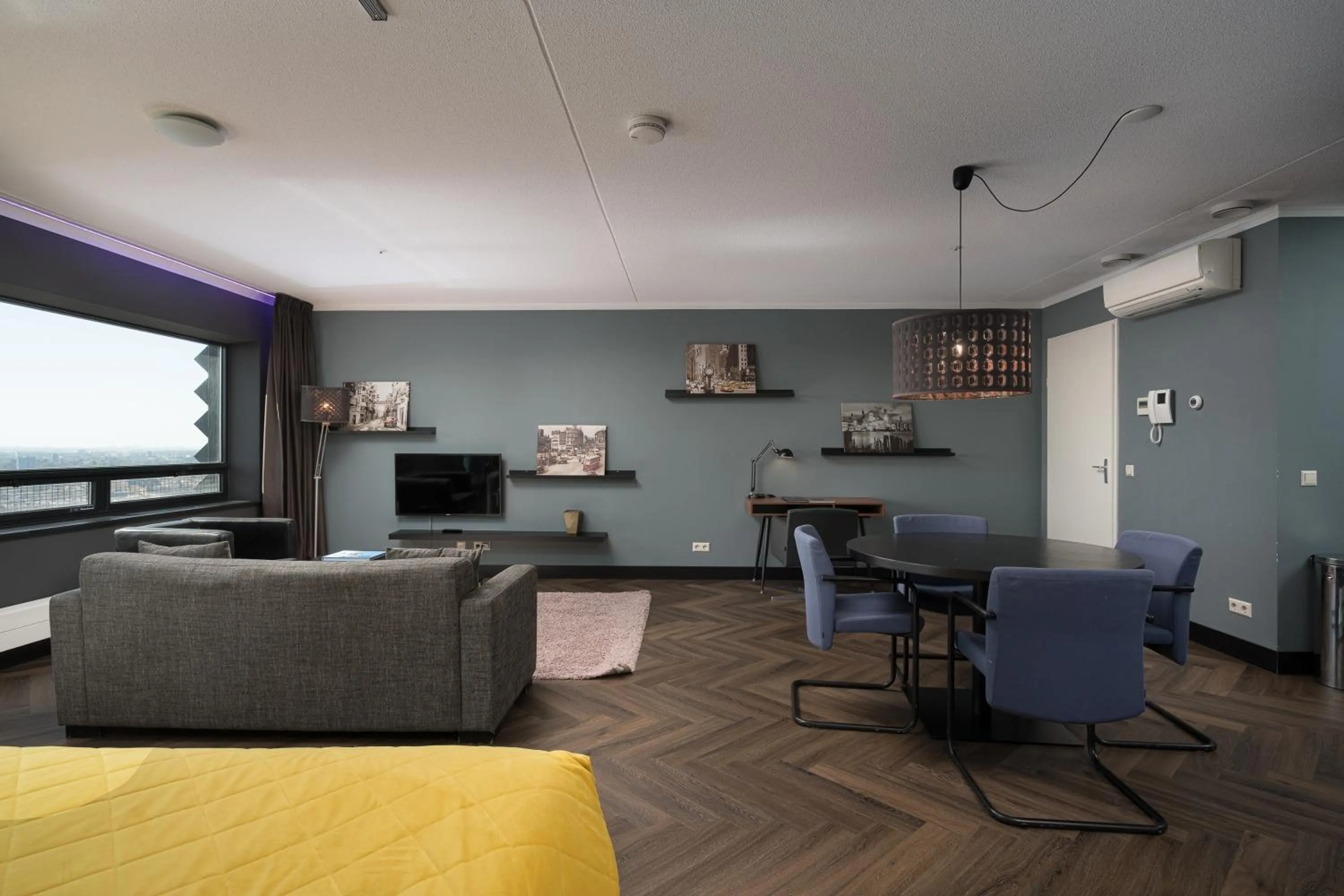 Living room in The Penthouse At The Hague Tower