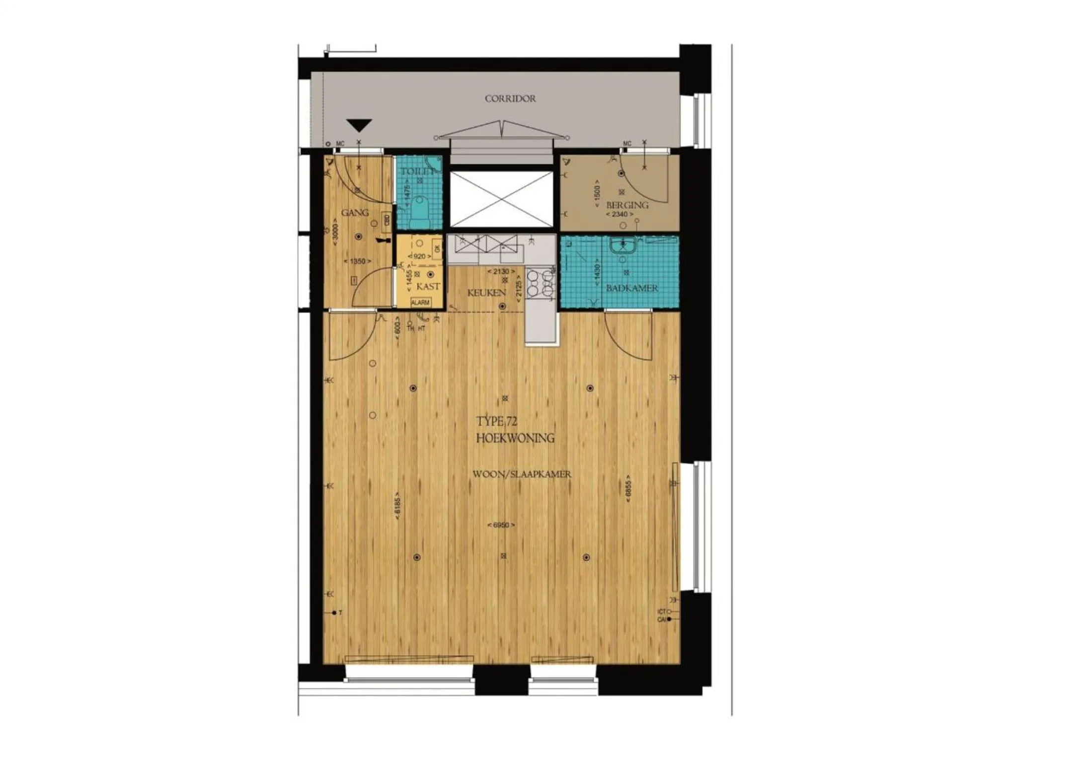 Shower in The Penthouse At The Hague Tower